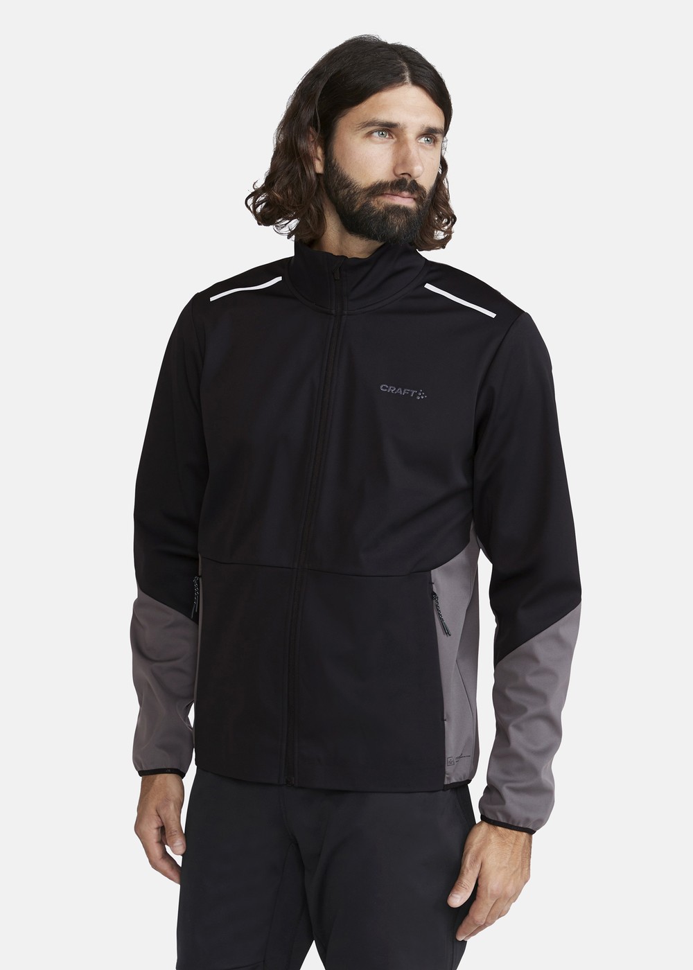 Core Essence Nordic Jacket M, Black-Granite, S,  Längdskidkläder | Kläder//Hoodies//Tröjor//Herr | Padelspecialisterna