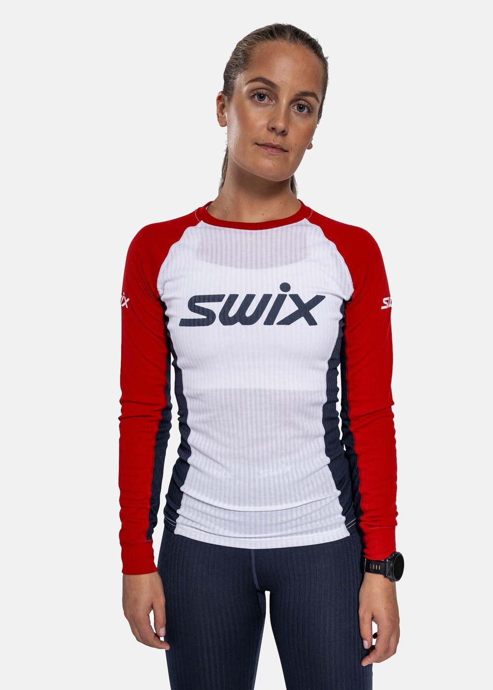 Racex Classic Long Sleeve W, Swix Red/Bright White, Xs,  Funktionsunderställ | Kläder//Dam//Toppar | Padelspecialisterna