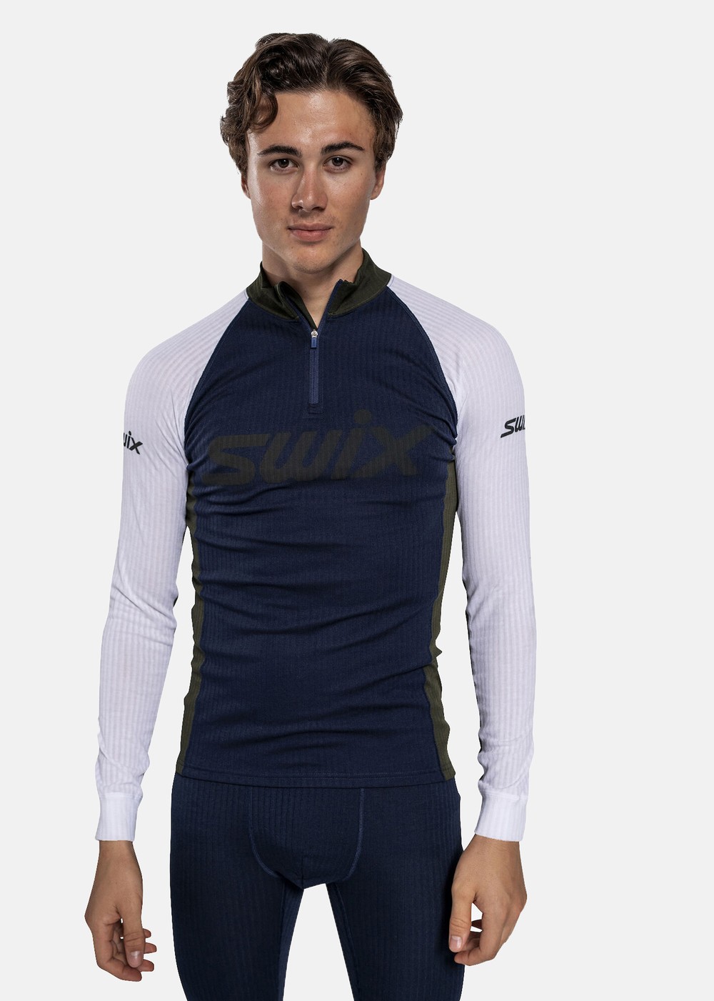 Racex Classic Half Zip M, Dark Navy/Bright White, M,  Funktionsunderställ | Kläder//Dam//Toppar | Padelspecialisterna