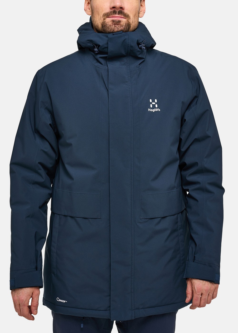 Salix Proof Mimic Parka Men, Tarn Blue, Xl,  Vårjackor