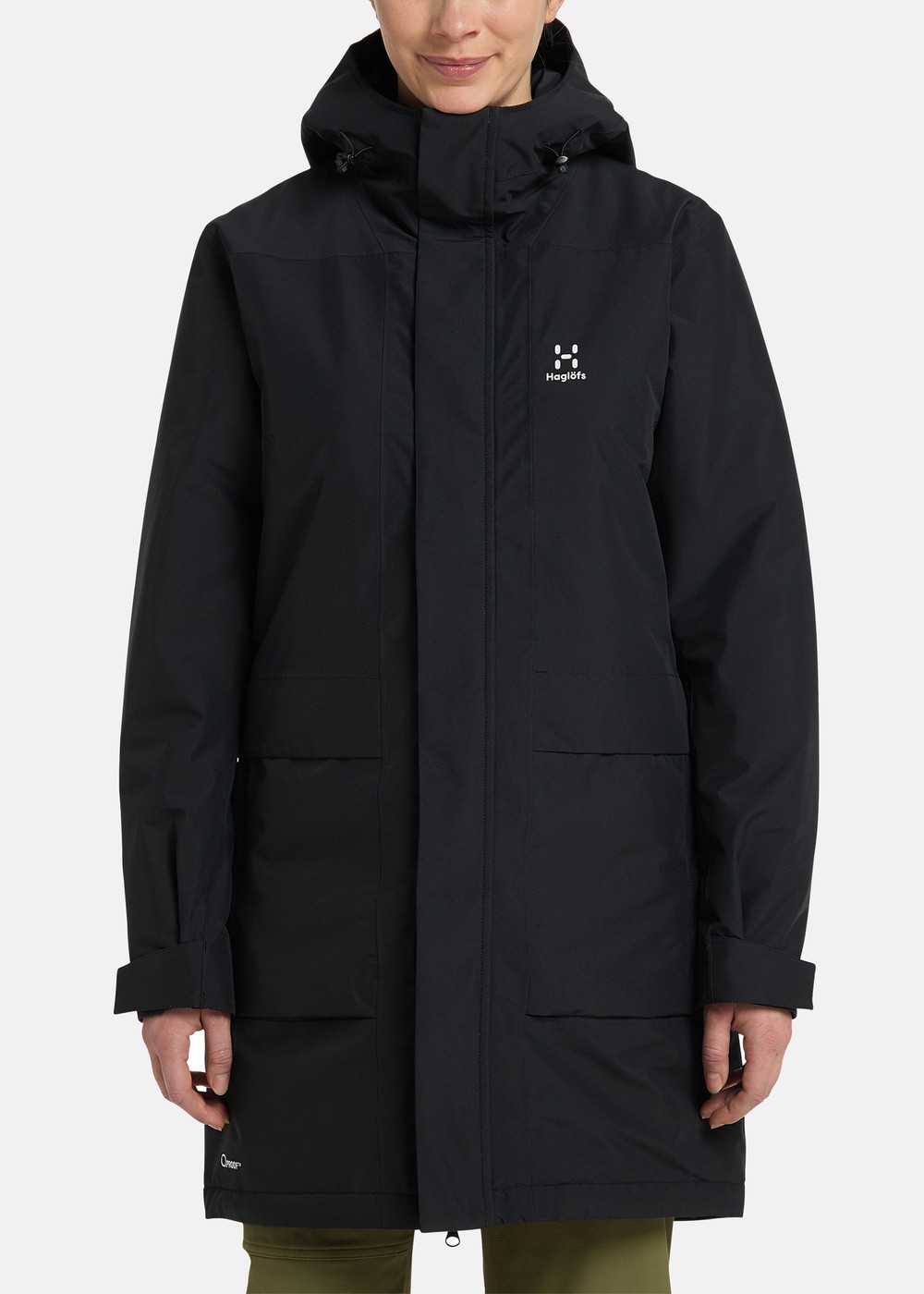 Salix Proof Mimic Parka Women, True Black, Xs,  Höstjackor