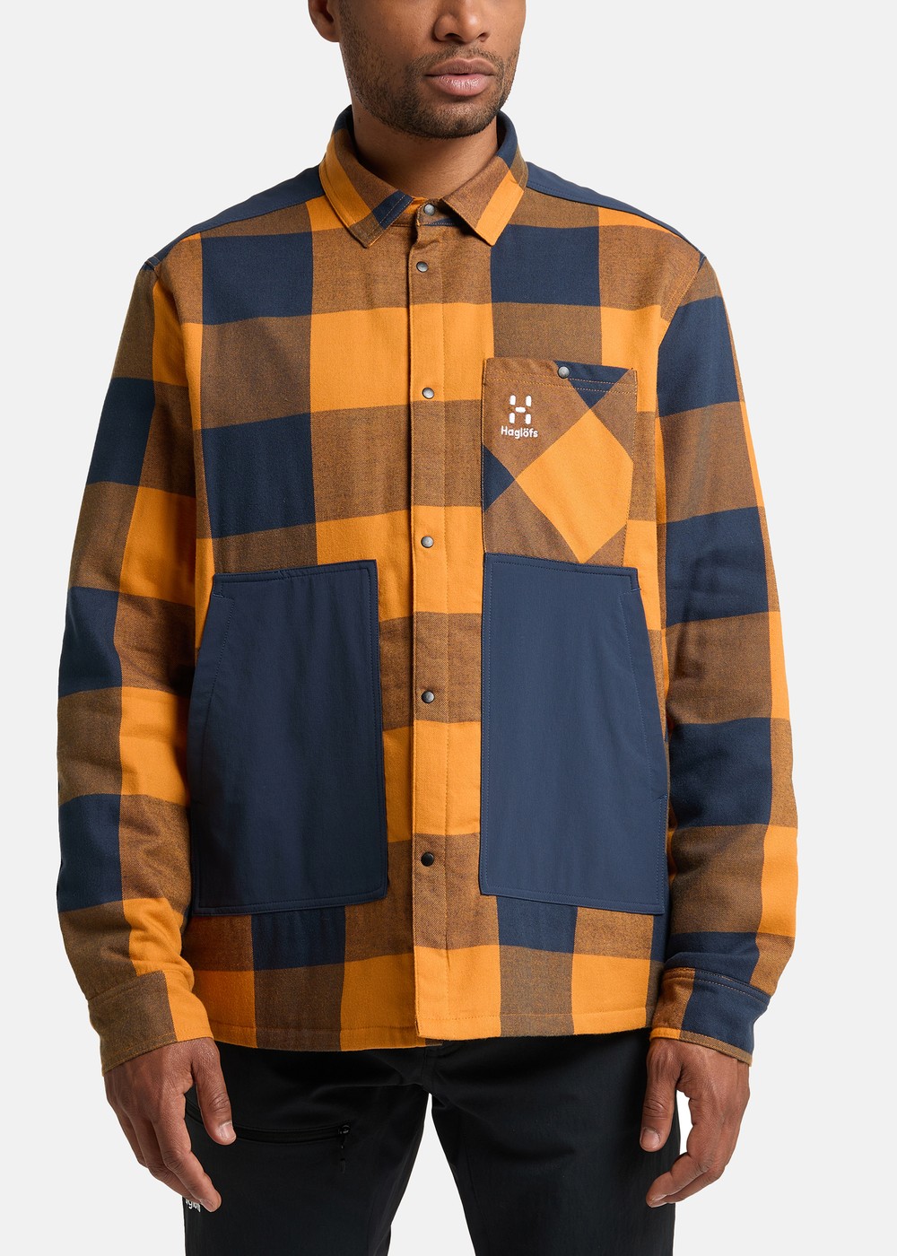 Insulated Timmer Shirt Men, Desert Yellow/Tarn Blue, M,  Långärmade Skjortor