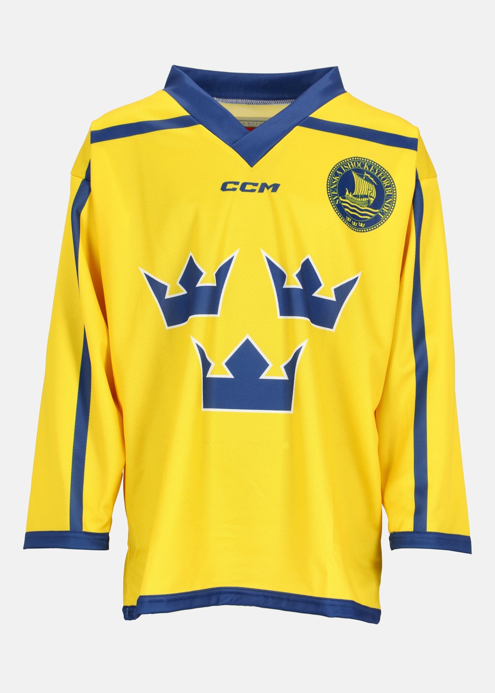 Tre Kronor Replica Jr, Yellow, 100,  Långärmade Skjortor