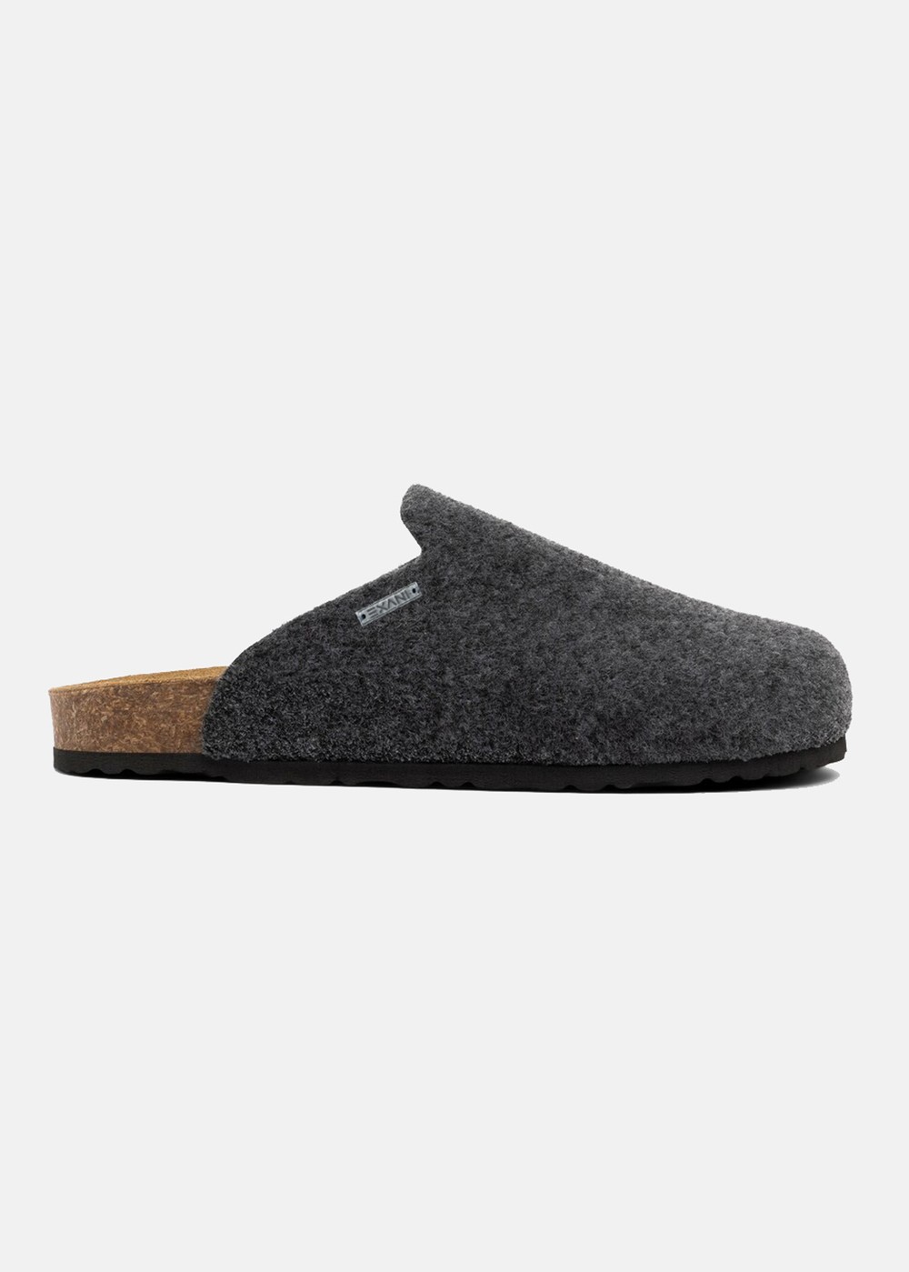 Felt Slipper M, Dark Grey, 44,  Tofflor