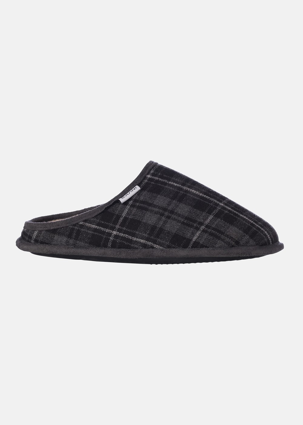 Furslipper M, Grey/Black, 43,  Tofflor