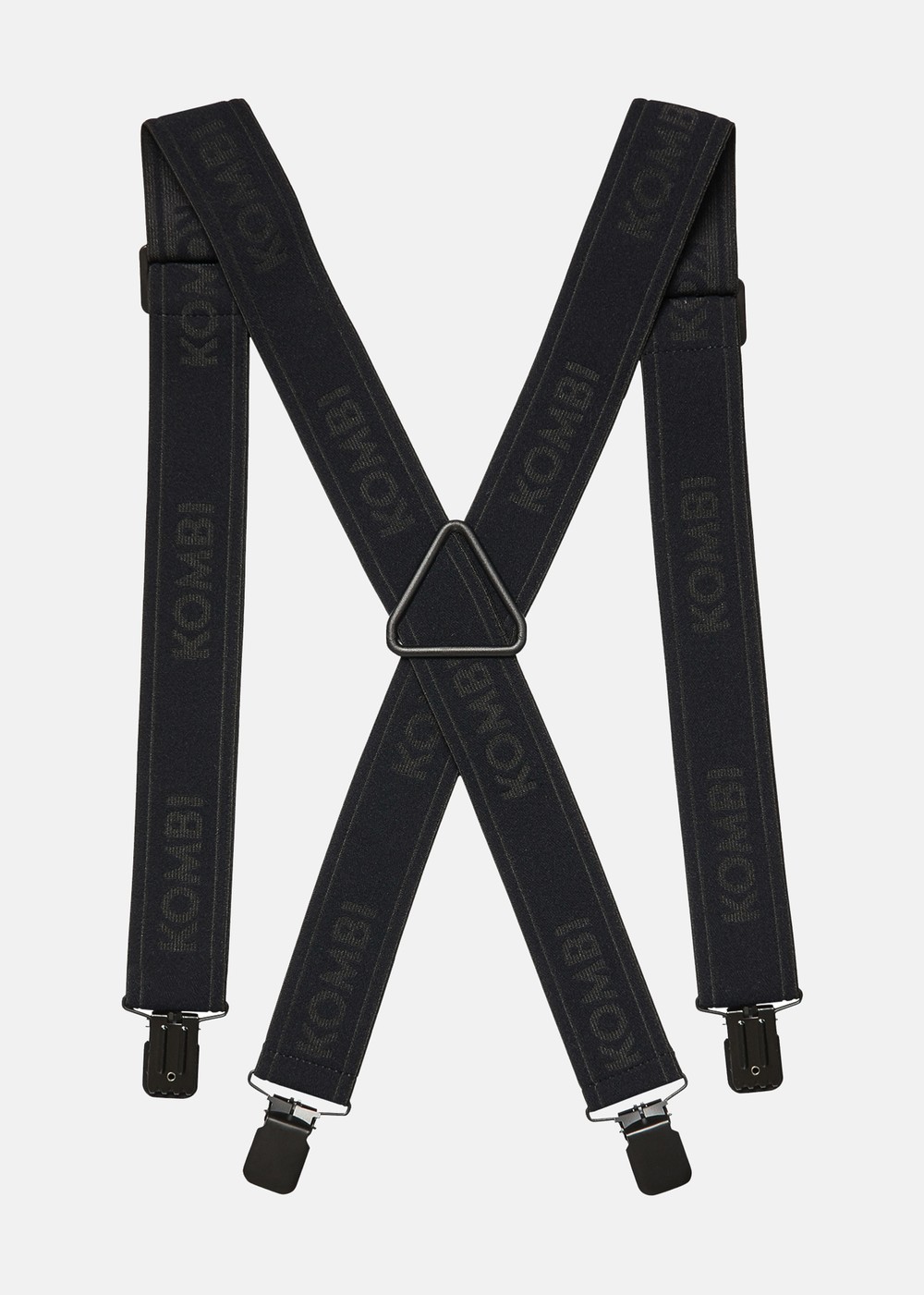 Wide Suspenders, Black, No Size,  Dam