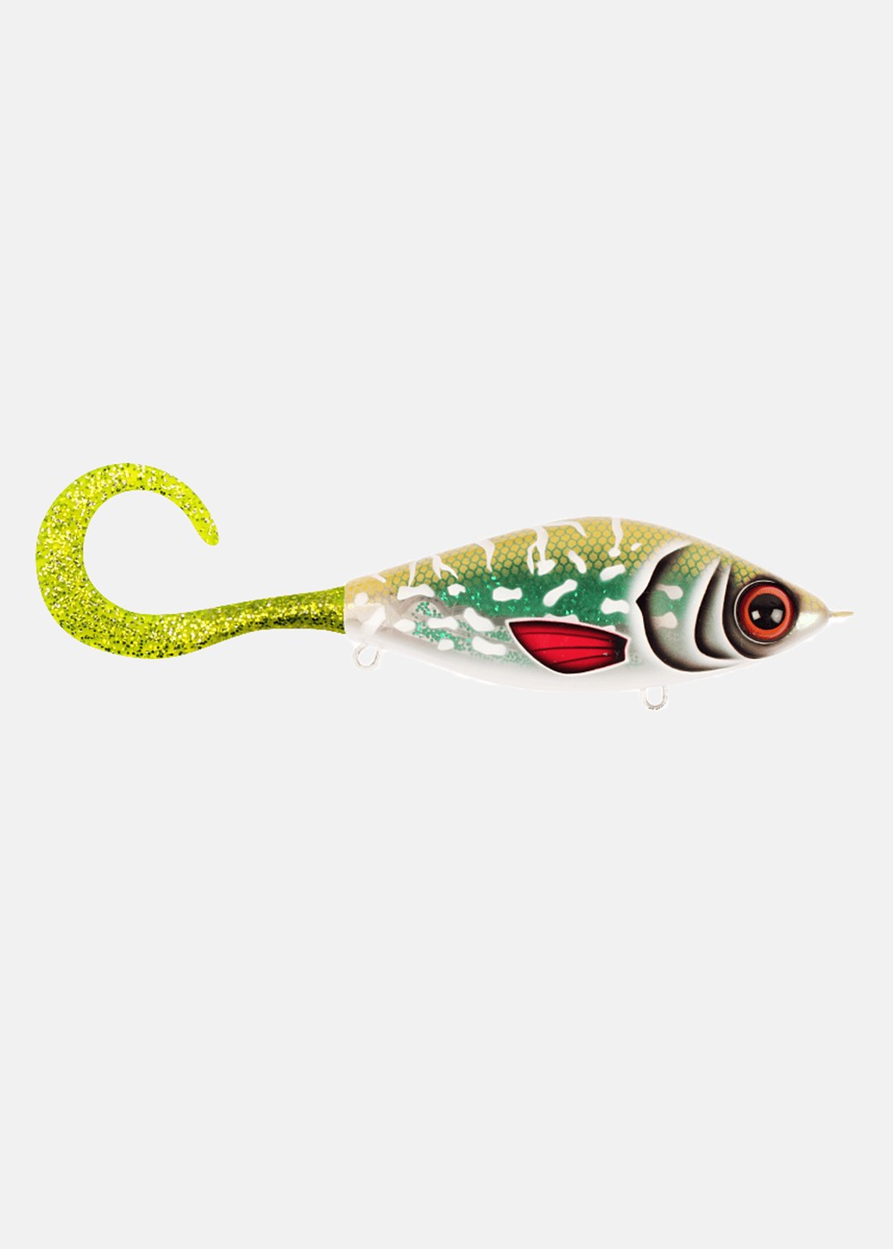 Guppie, 13,5cm, 120g, Glitter Pike - Green / Gold Gl, 13.5,  Swimbaits