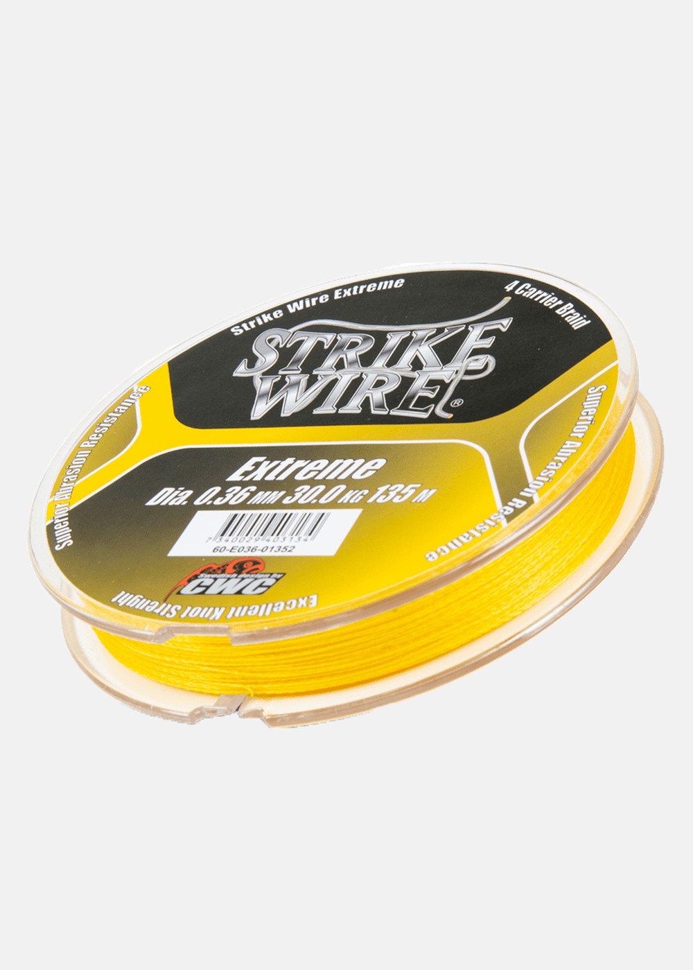 Strike Wire Extreme 0,10mm/6kg, H-V Yellow, 0.10,  Flätlinor