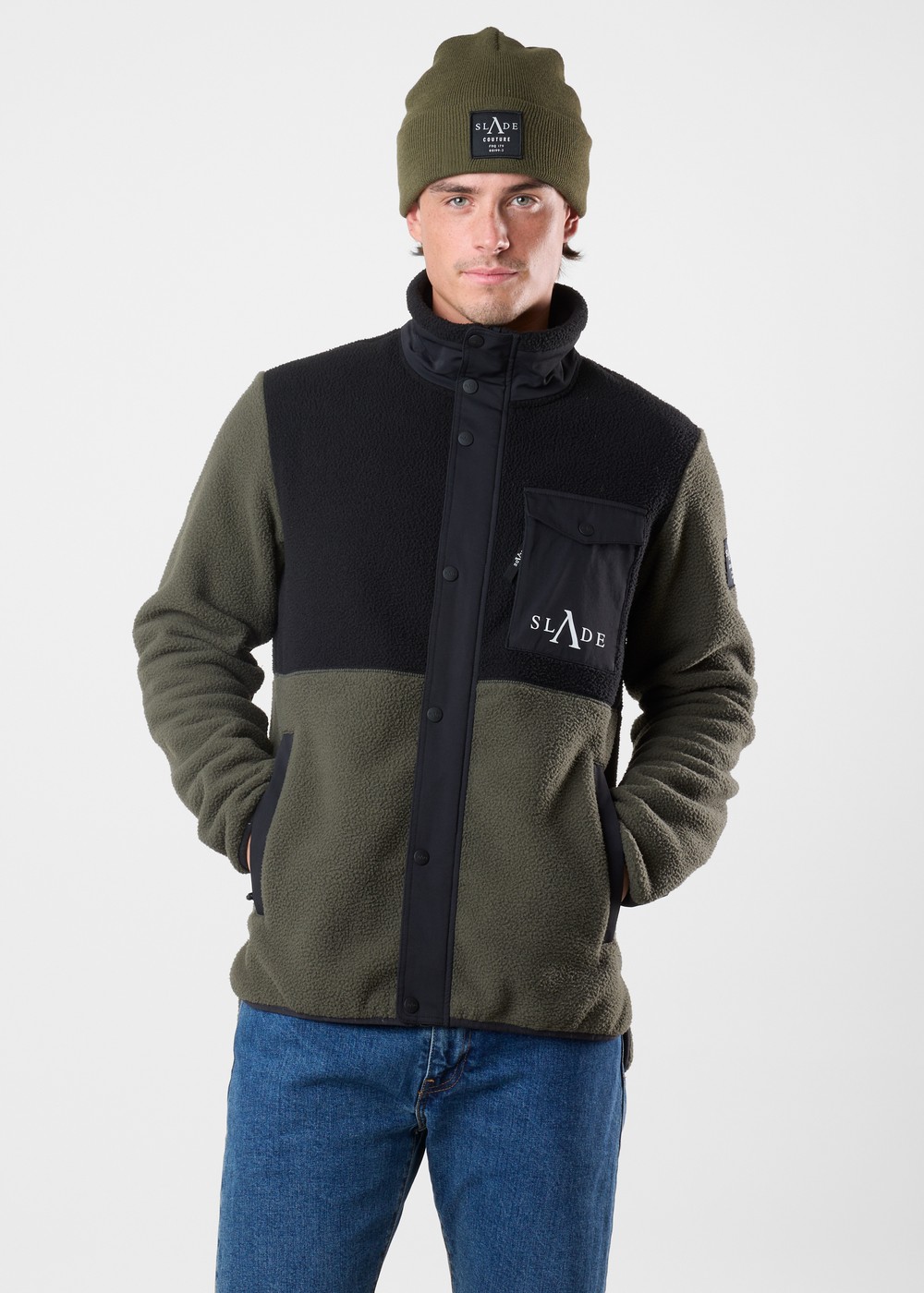 Colorado Pile Jacket, Olive/Black, M,  Fleecetröjor Colorado Pile Jacket, Olive/Black, M,  Fleecetröjor