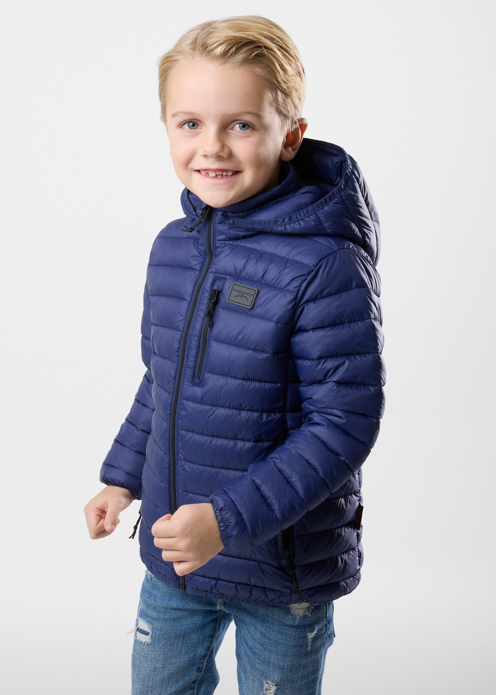 Lofoten Hood Jacket Jr, Midnight Navy, 160,  Jackor
