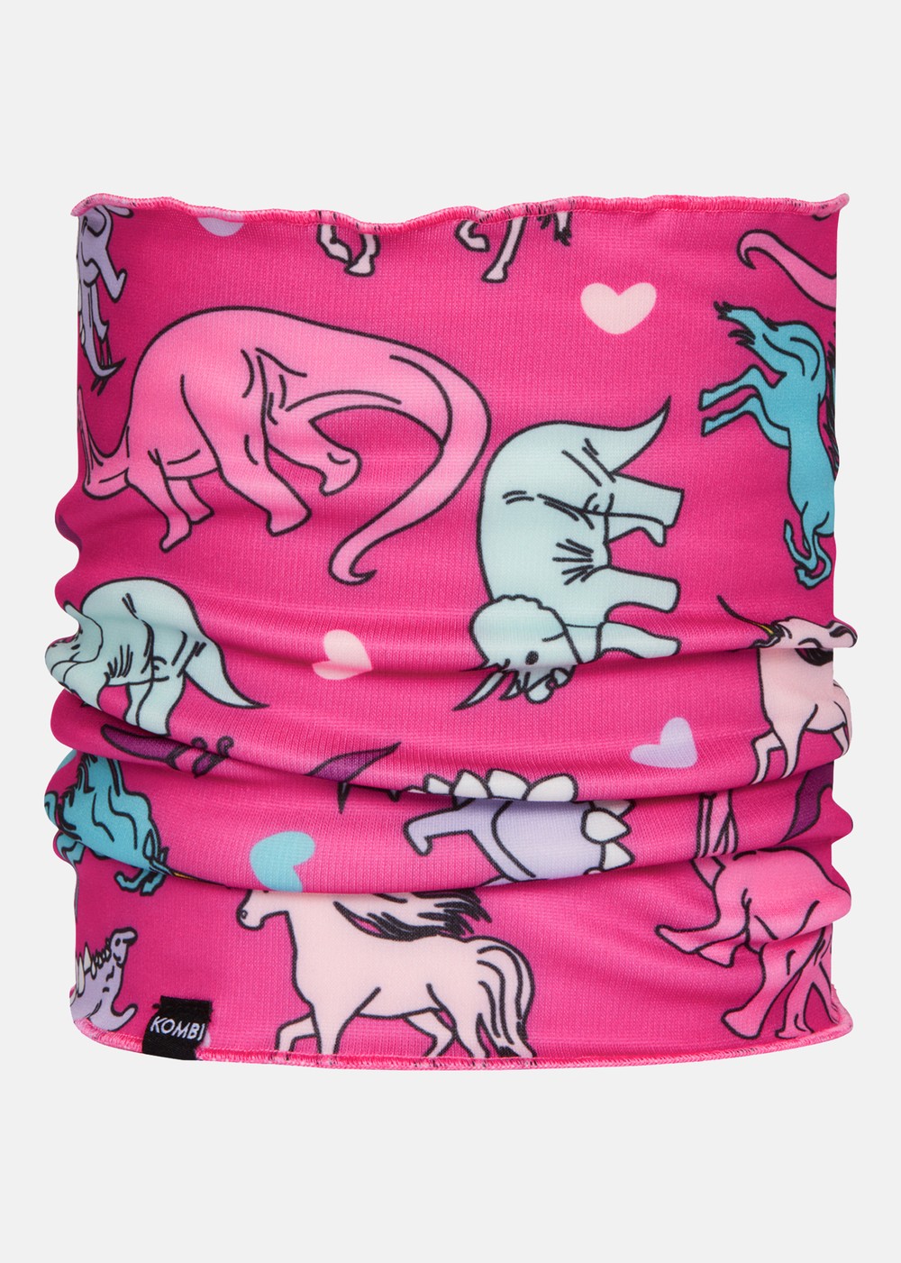 Velvet Fle Scarf Chi, Pink Unisaurus, No Size,  Träningstillbehör