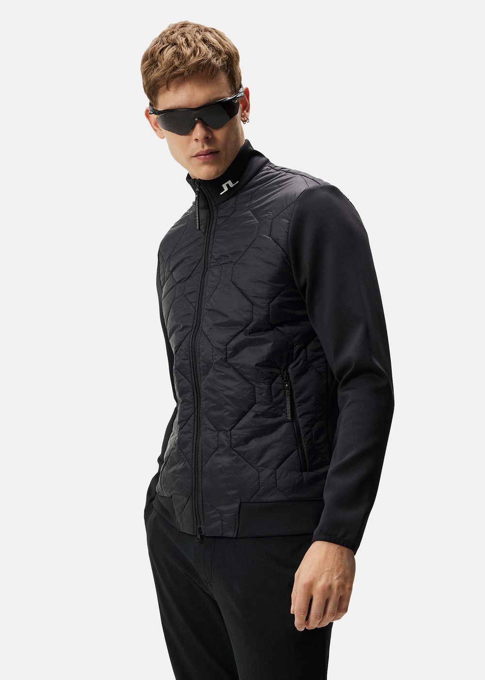 Quilt Hybrid Jacket, Black, S,  Vårjackor