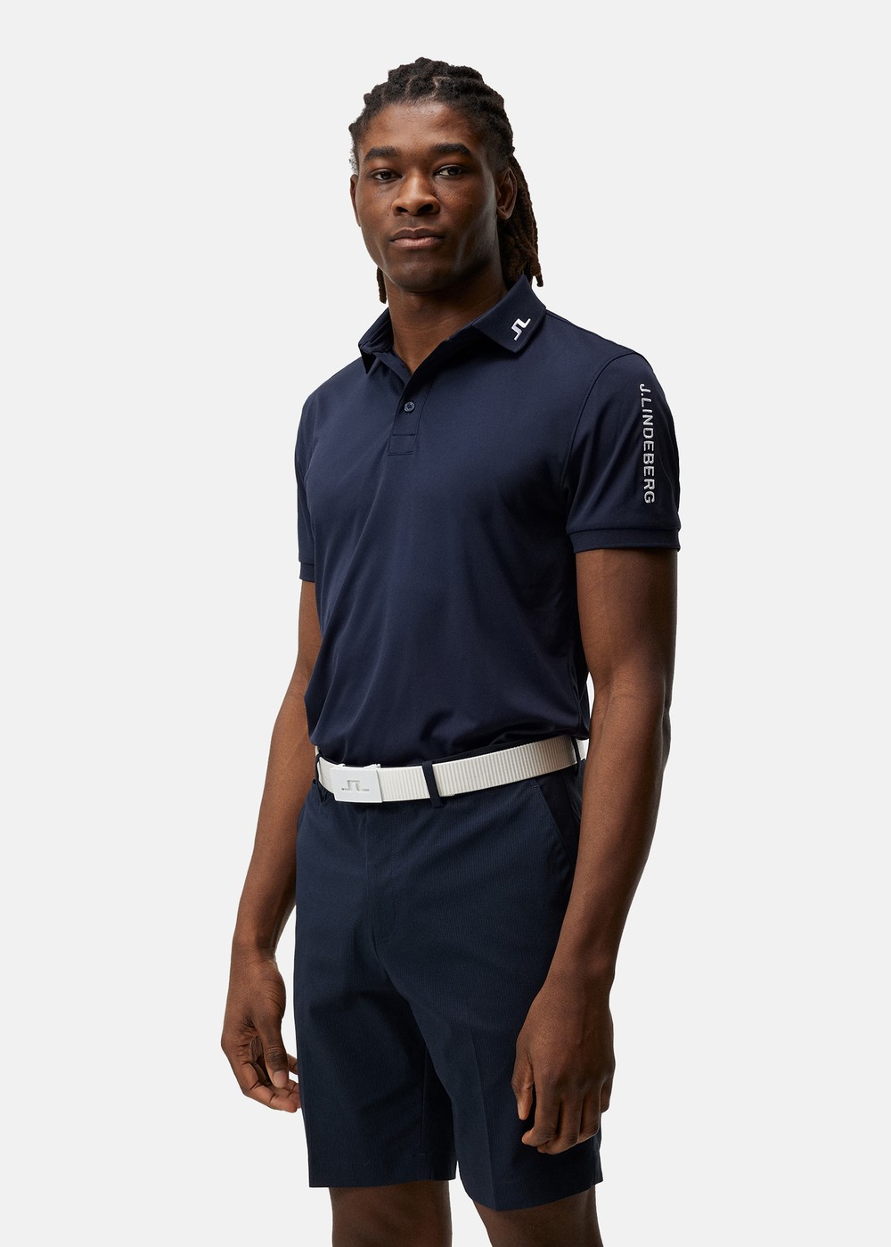 Tour Tech Reg Fit Golf Polo, Jl Navy, Xl,  Funktionspikéer