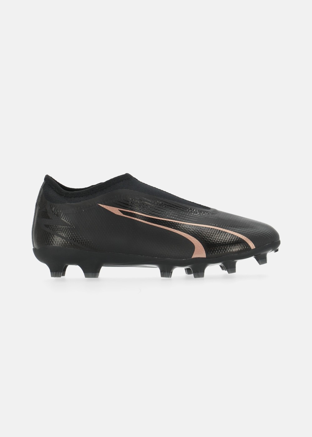 Ultra Match Ll Fg/Ag Jr, Puma Black-Copper Rose, 38,5