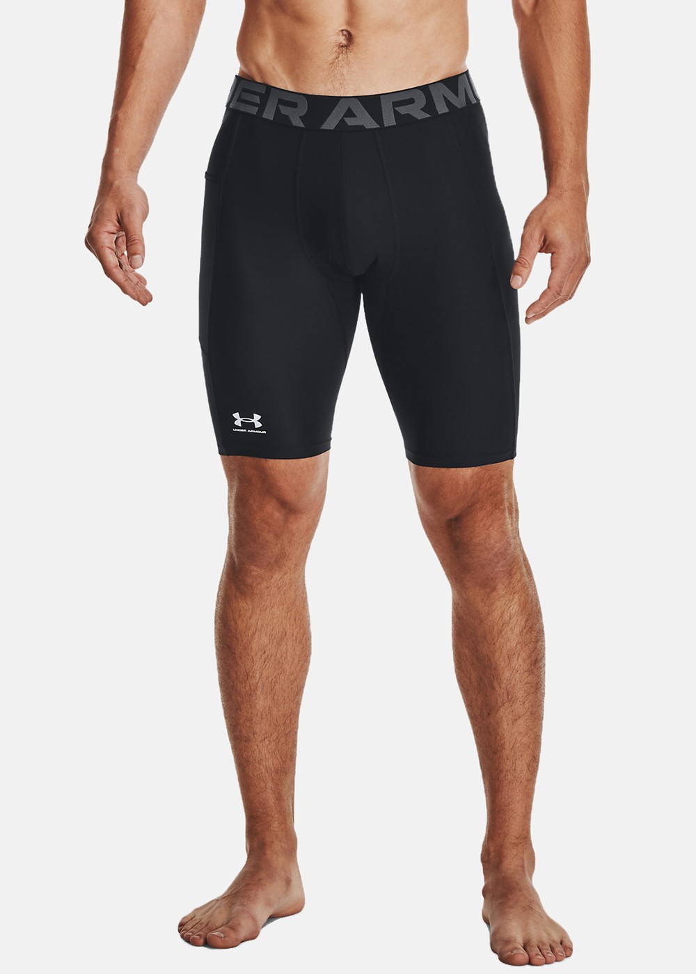 HeatGear® Armour Long Shorts, treningsshorts, herre Black /  / White