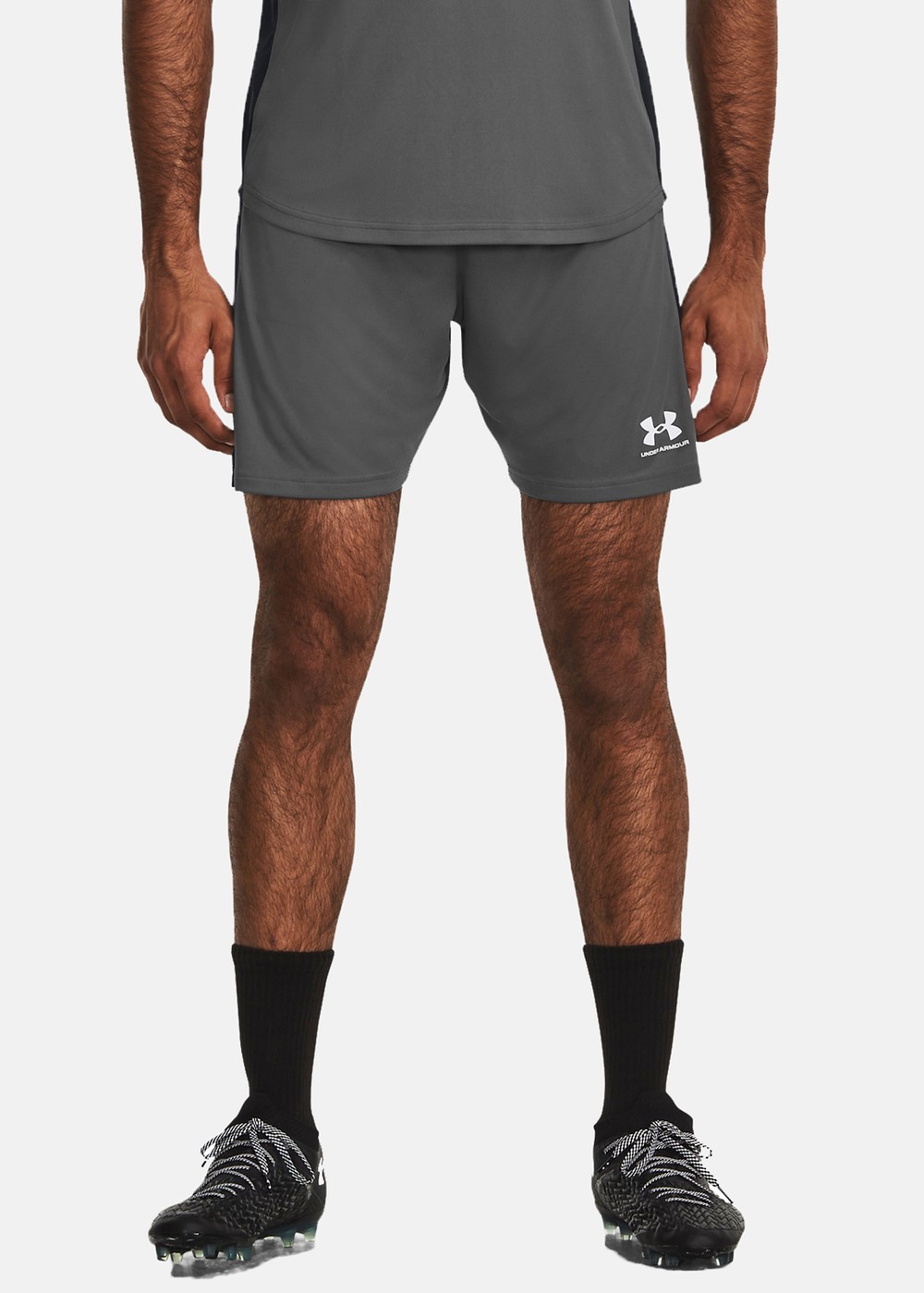 Ua M's Ch. Knit Short, Gray, Xl,  Fotbollskläder