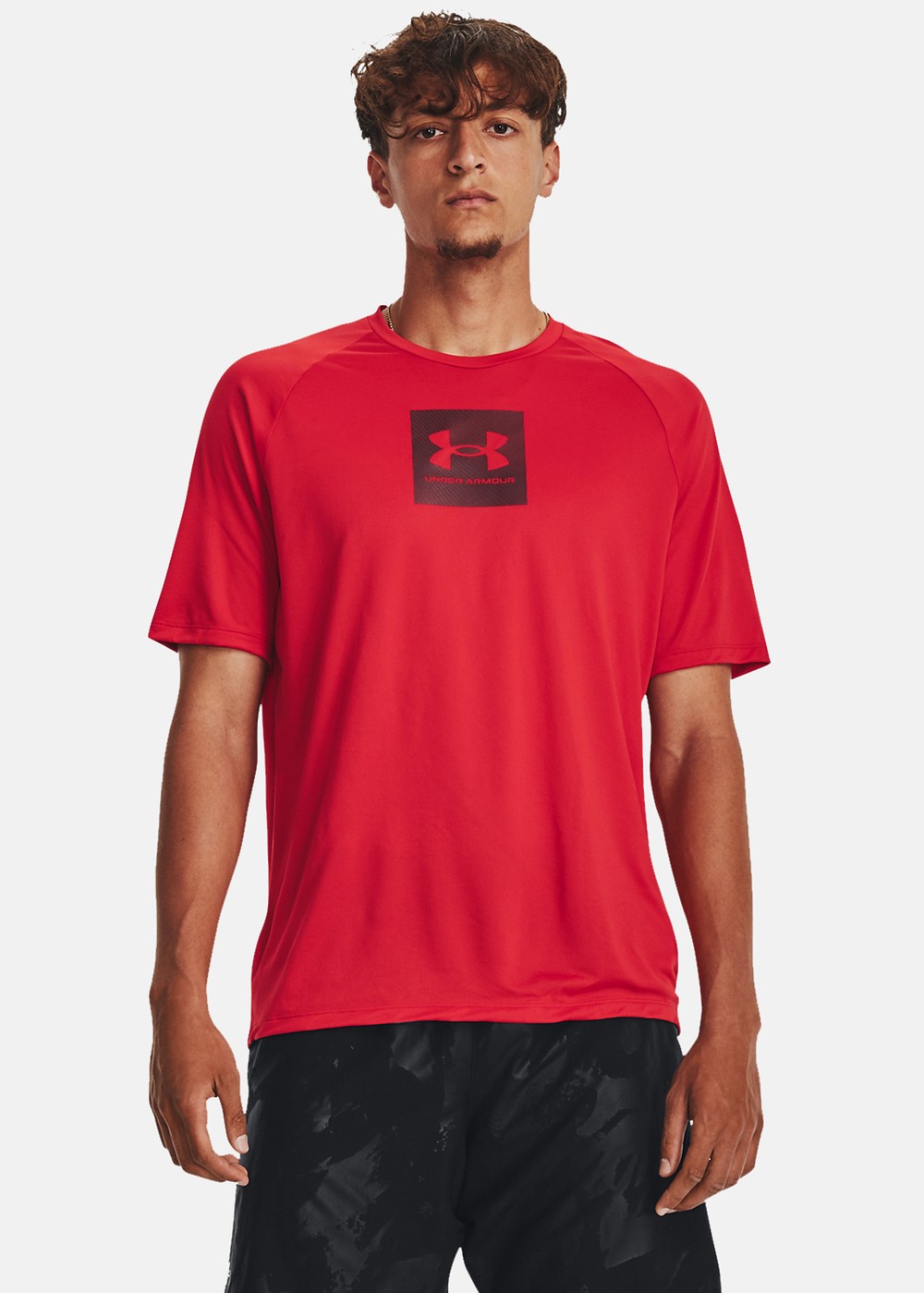 Ua Tech Prt Fill Ss, Red, Xl,  Löparkläder