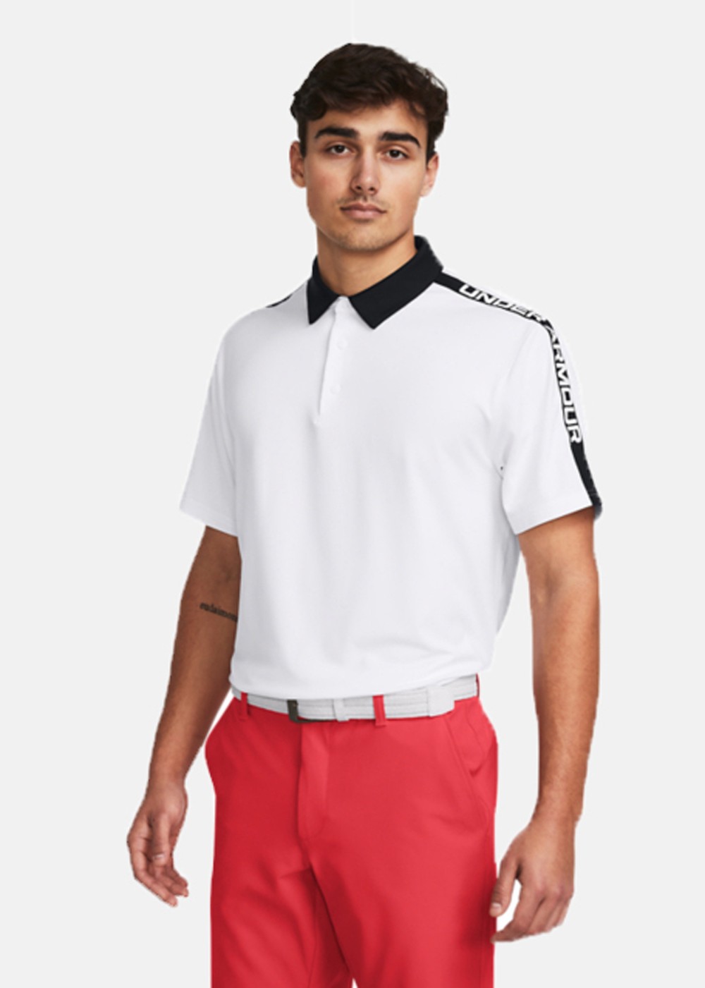 Ua Playoff 3.0 Striker Polo, White, Xl,  Funktionspikéer