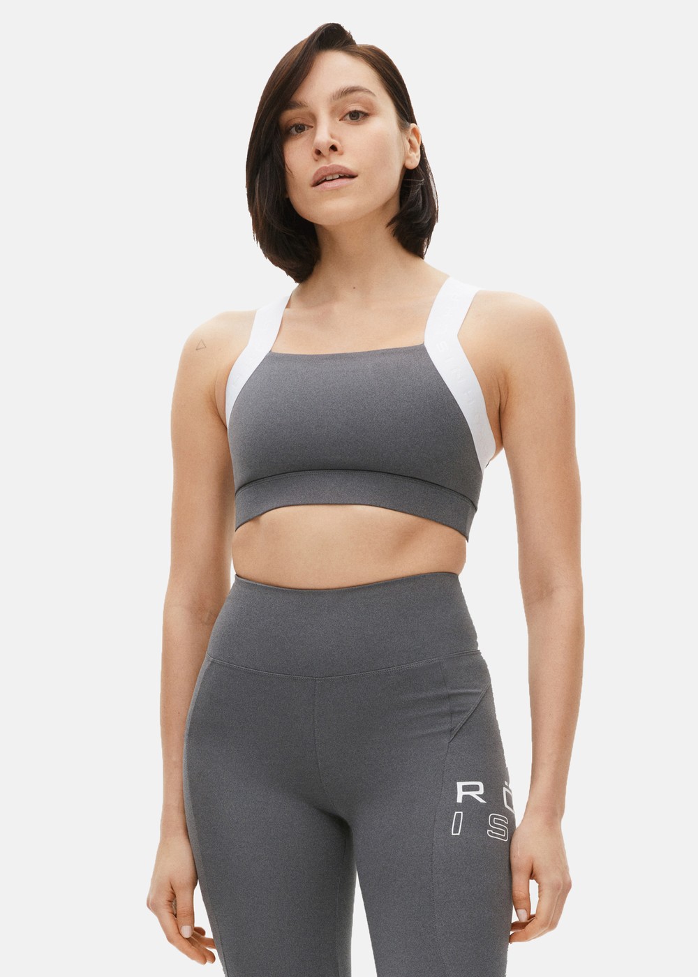 Kay Melange Sportsbra, Dark Grey Melange, Xs,  Löparkläder | Kläder//Badkläder//Dam//Bikinis | Padelspecialisterna