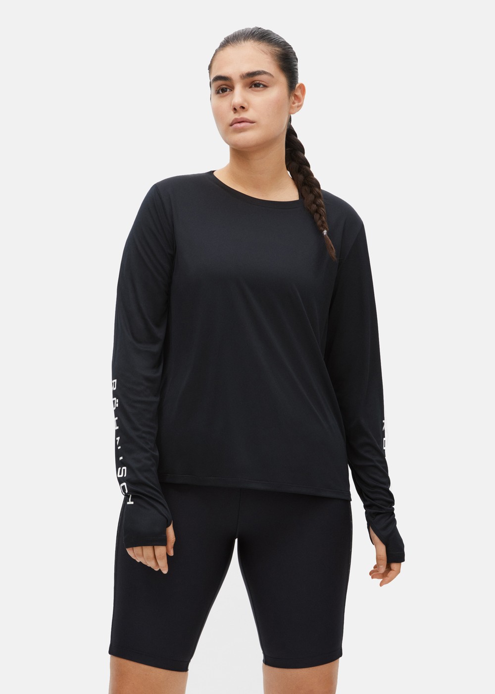 Team Logo Long Sleeve, Black, M,  Löparkläder Team Logo Long Sleeve, Black, M,  Löparkläder