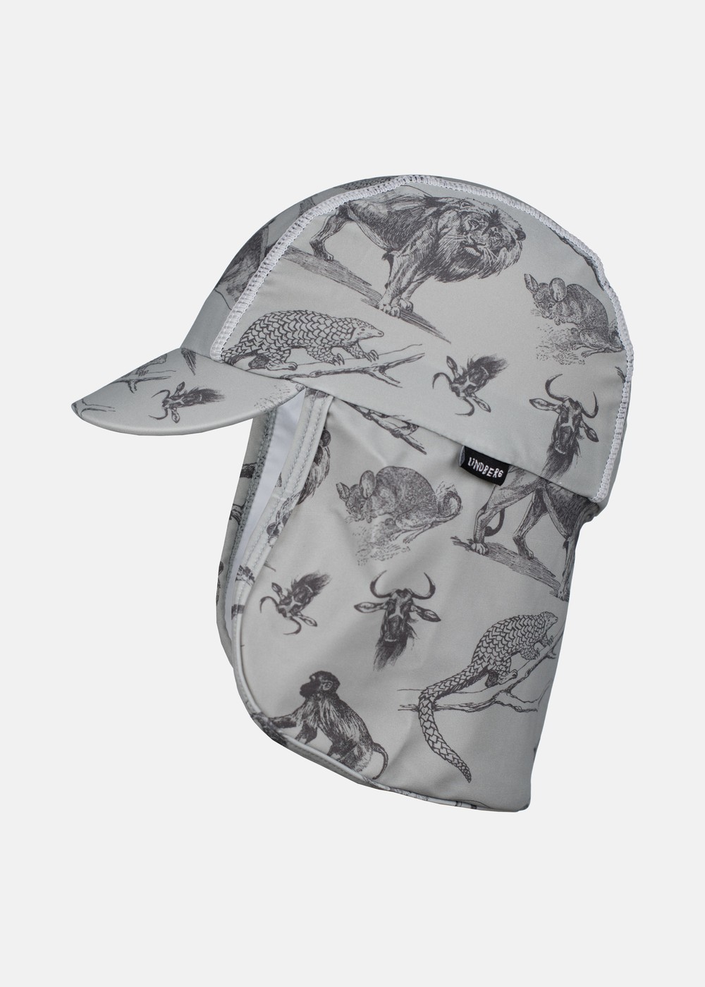 Rainbow Sun Cap, Mint Green/Grey, 46-50,  Badkläder