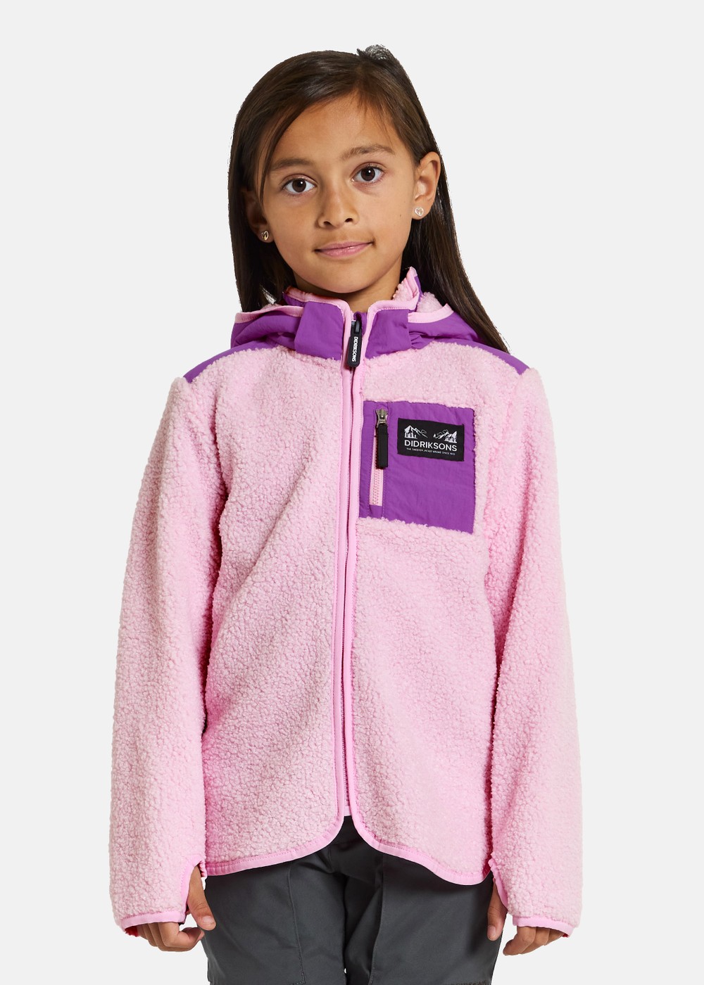 Exa Kids Fz, Orchid Pink, 160,  Vårjackor