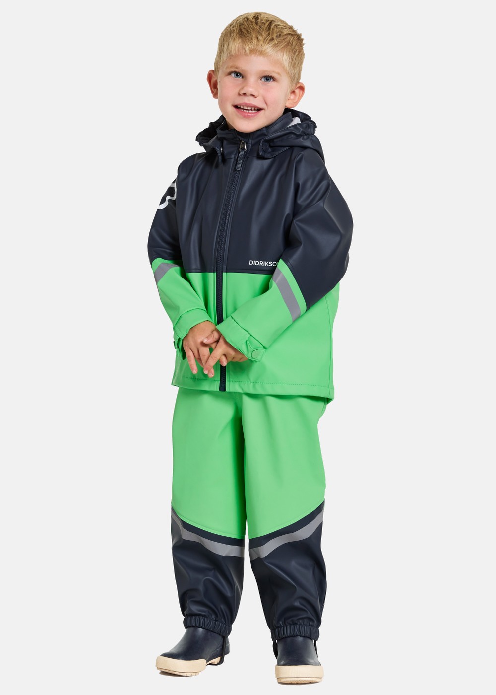 Produktfoto för Didriksons Waterman Kids Set 10 Navy