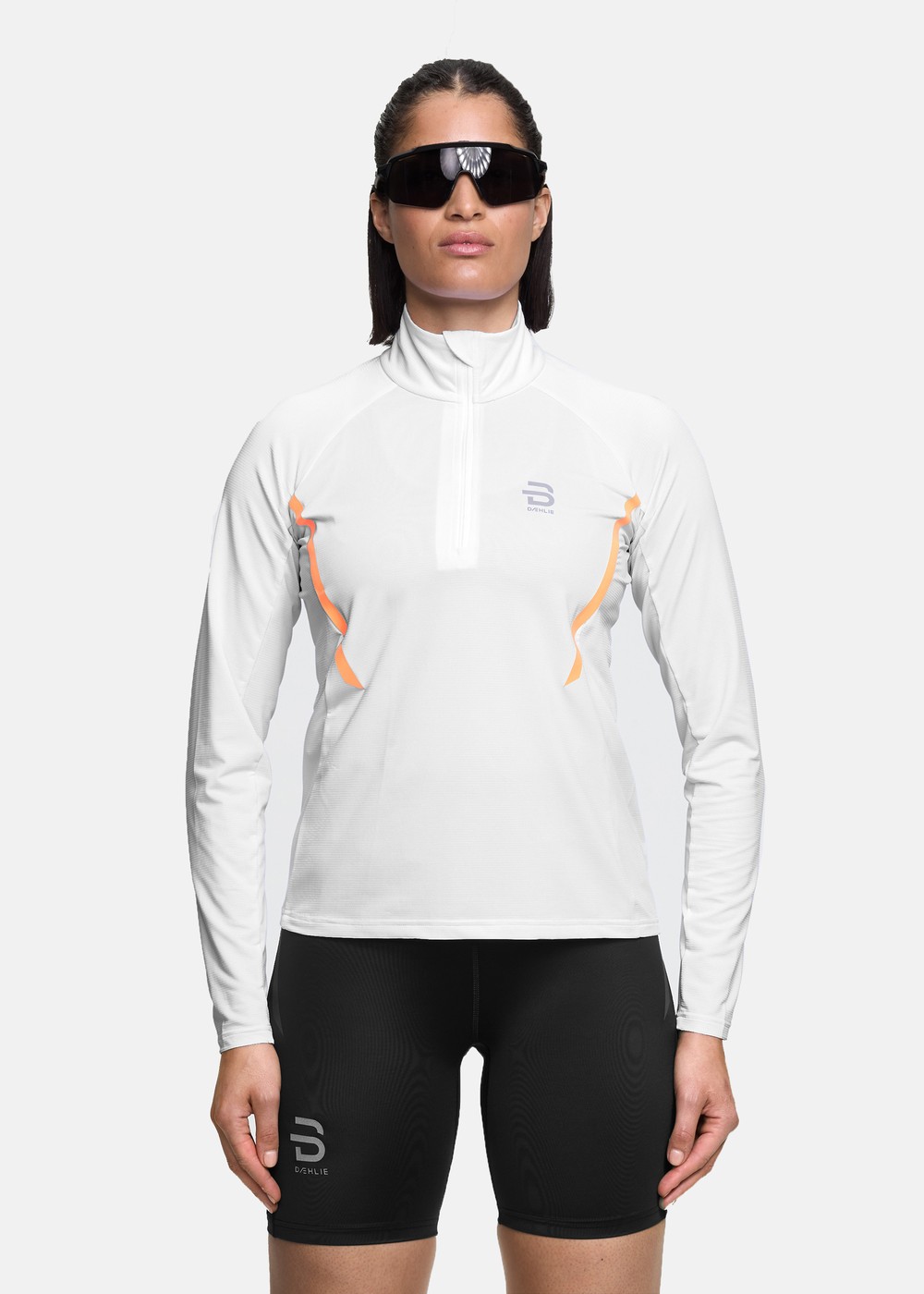 Half Zip Elite Wmn, Brilliant White, Xs,  Tränings-T-Shirts