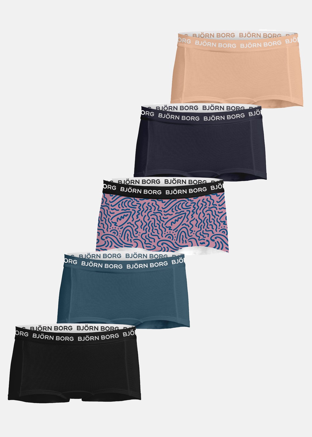 Minishorts 5p, Multipack 1, 170,  Underkläder