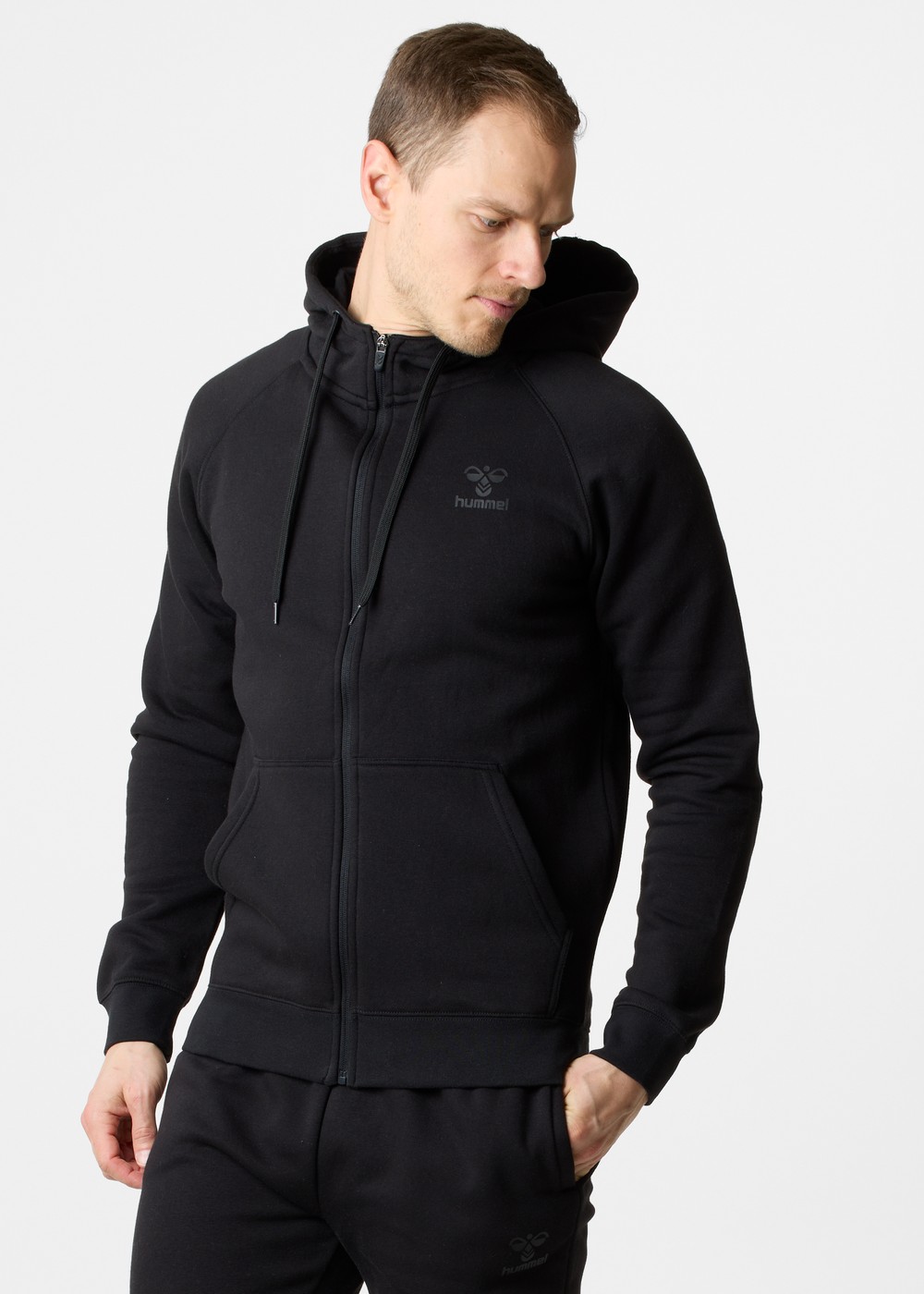 Hmlbee Classic Zip Hoodie, Black, L,  Hoodies Hmlbee Classic Zip Hoodie, Black, L,  Hoodies