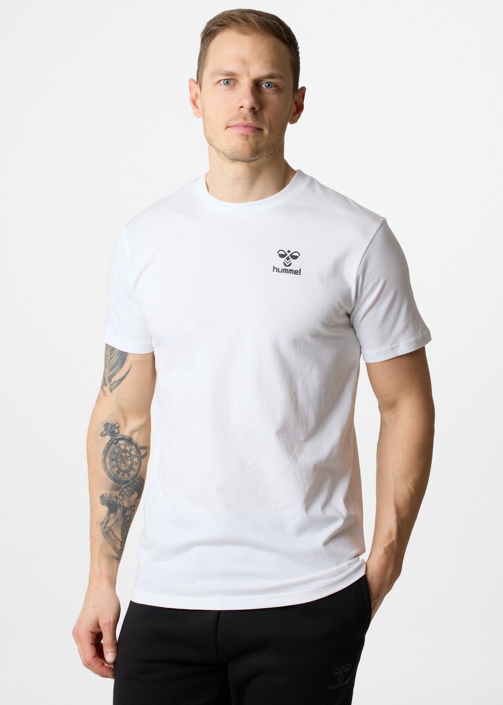 Hmlbee Classic T-Shirt S/S, White, Xl,  T-Shirts