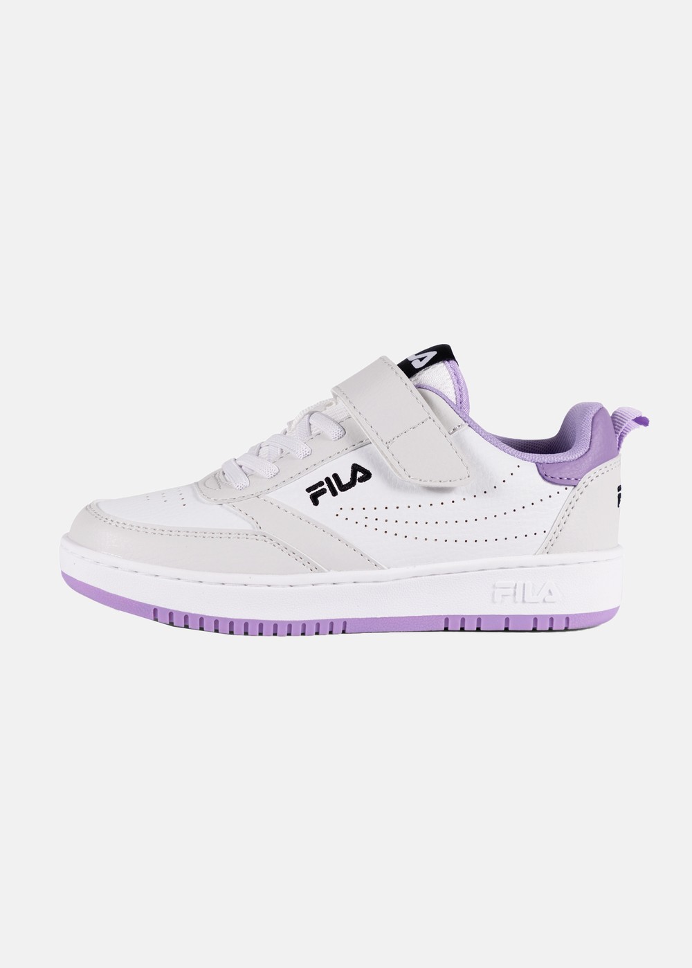 Fila Rega Velcro Kids, White-Viola, 35,  Skor