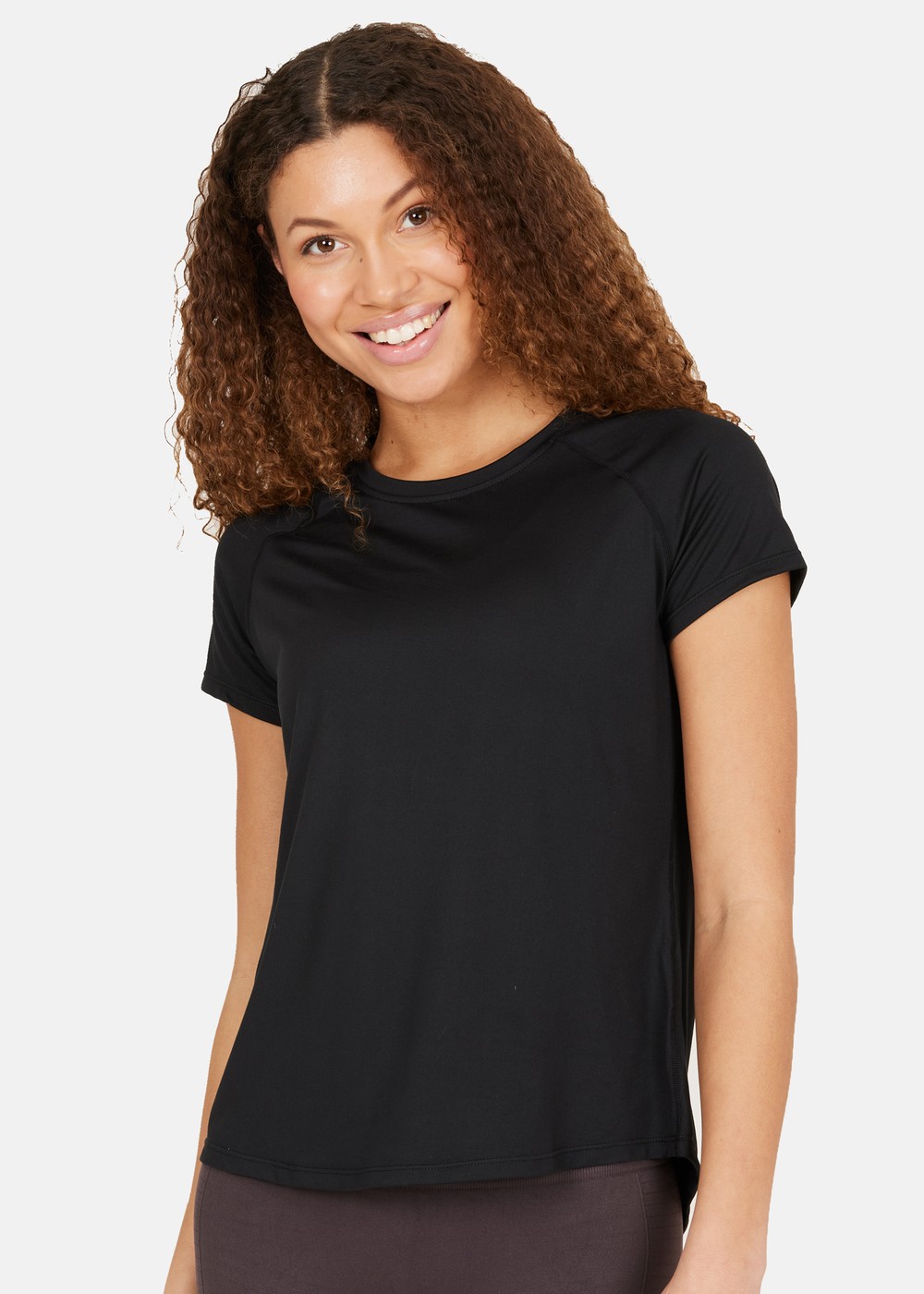 Gaina W S/S Tee, Black, 36,  Tränings-T-Shirts