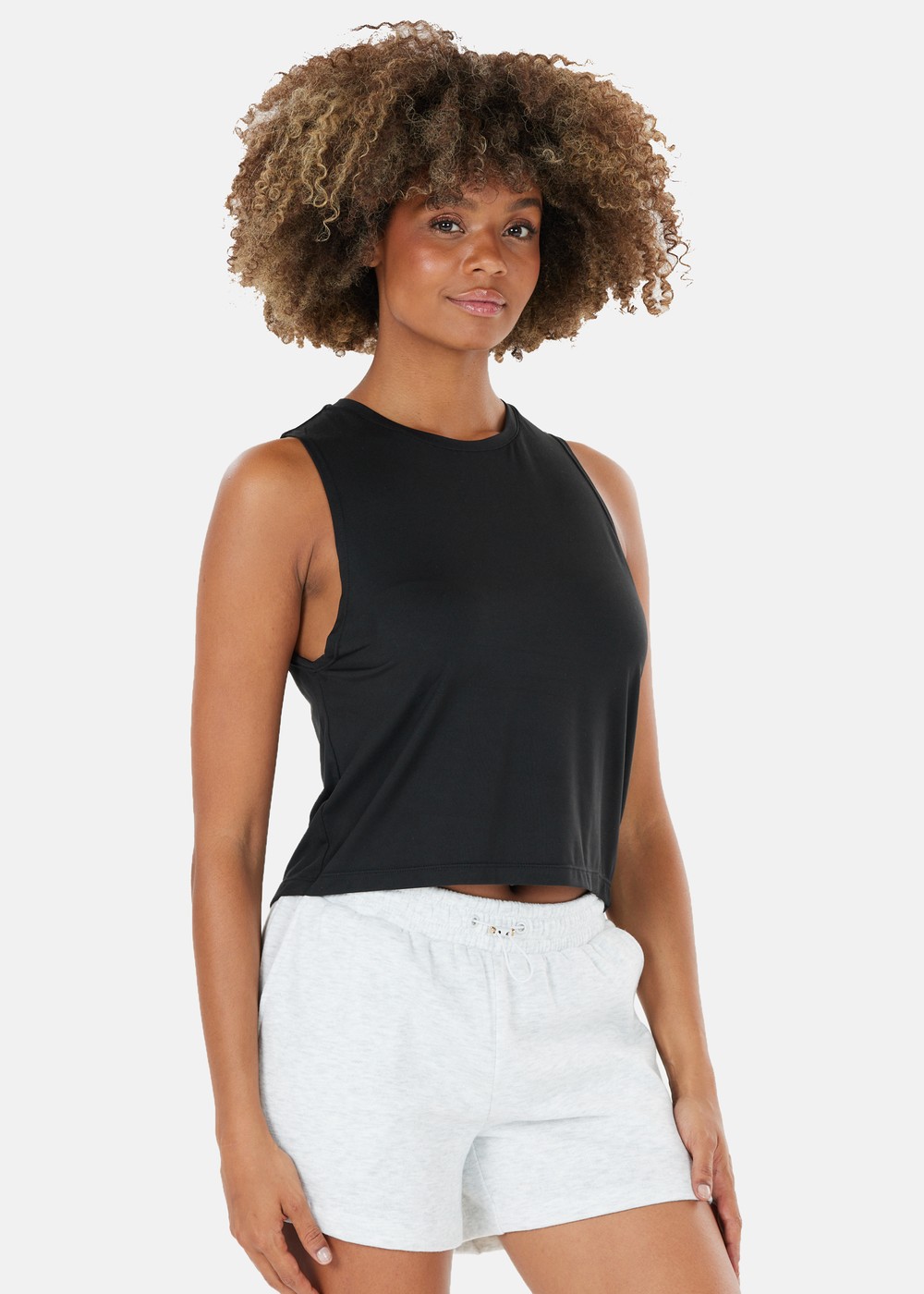 Pacy W Top, Black, 42,  Löpar-Linnen