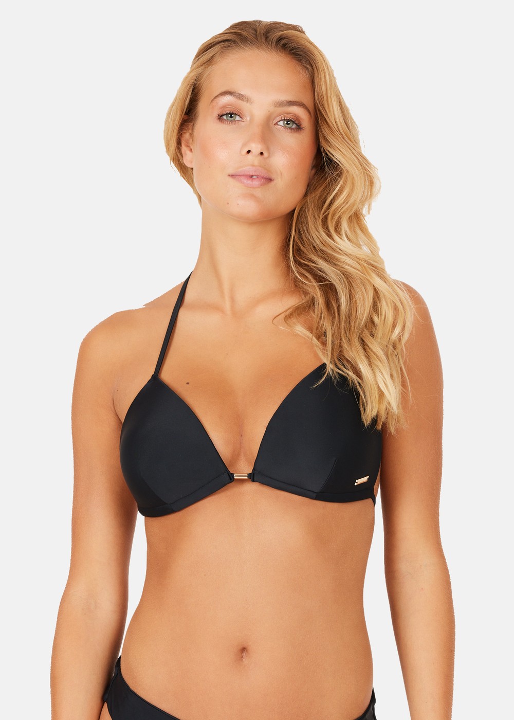 Bay W Triangle Bikini Top, Black, 42,  Badkläder