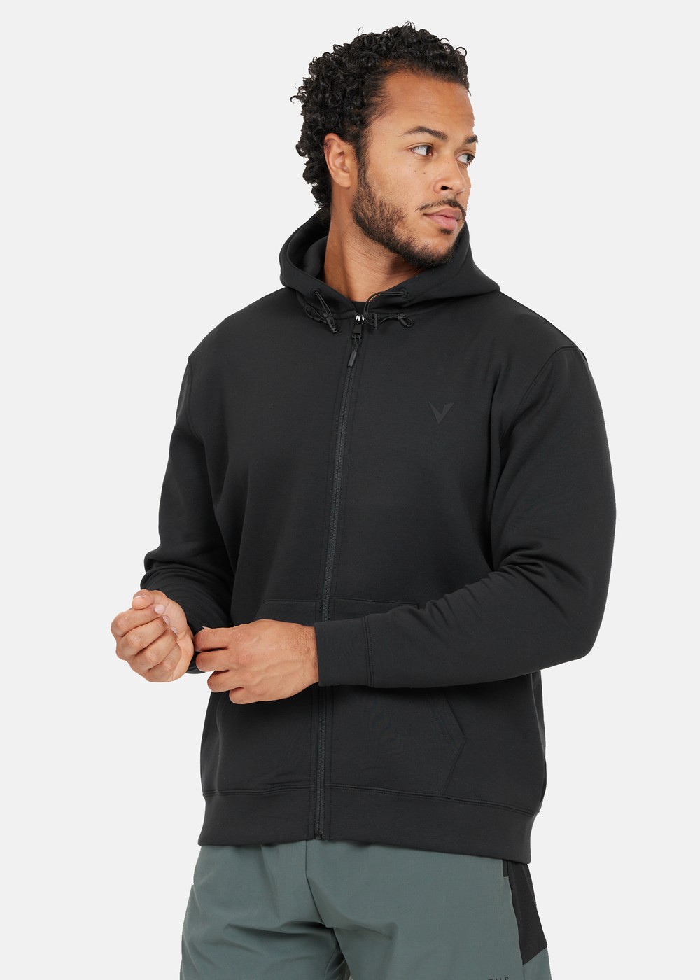 Taro M Technical Full-Zip Hood, Black, Xl,  Sweatshirts