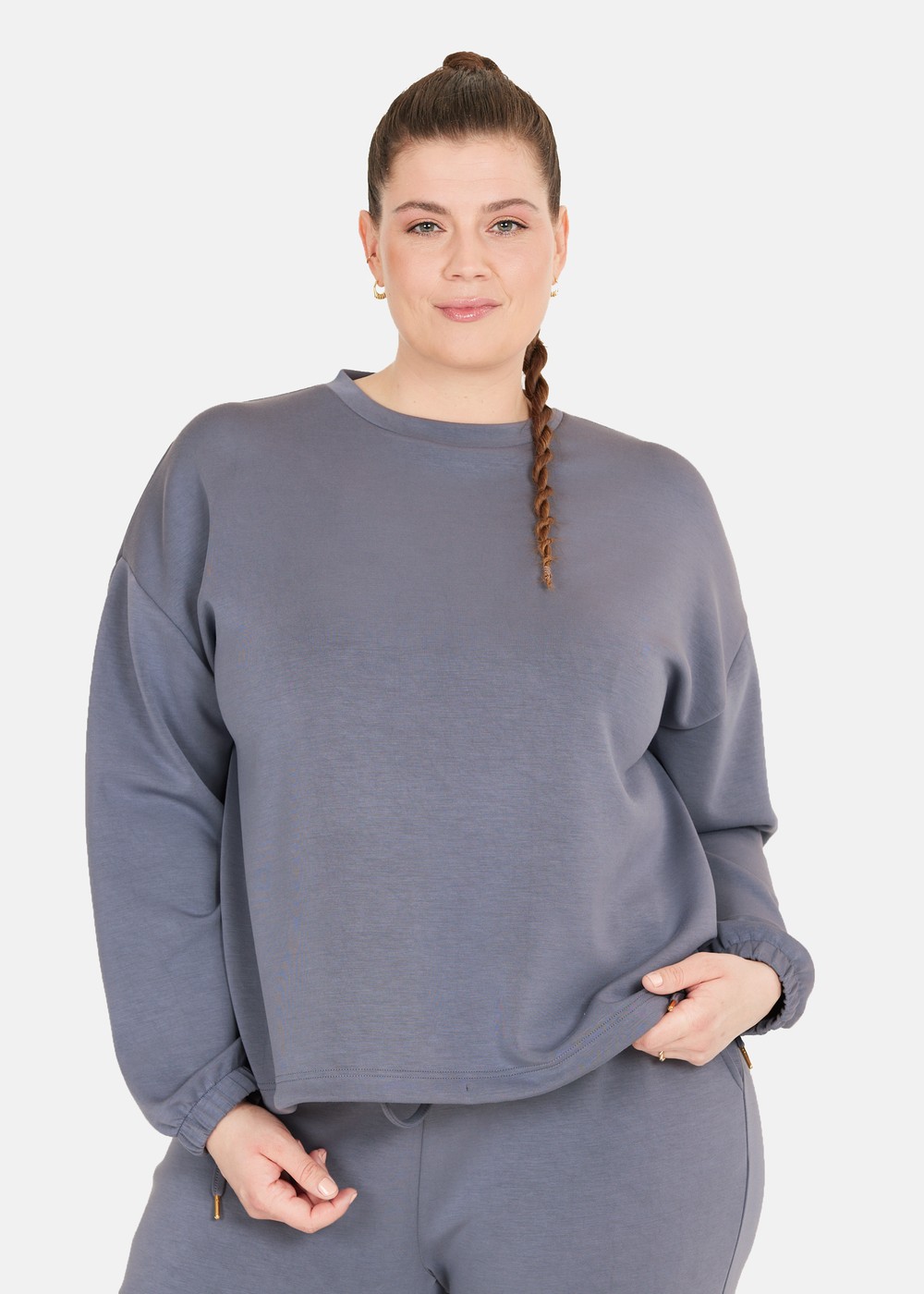 Karina W Sweat Shirt, Folkstone Gray, 52,  Sweatshirts