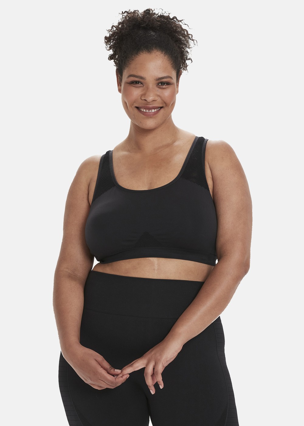 Rosa W Medium Support Seamless, Black, 52-54,  Sport-Bh