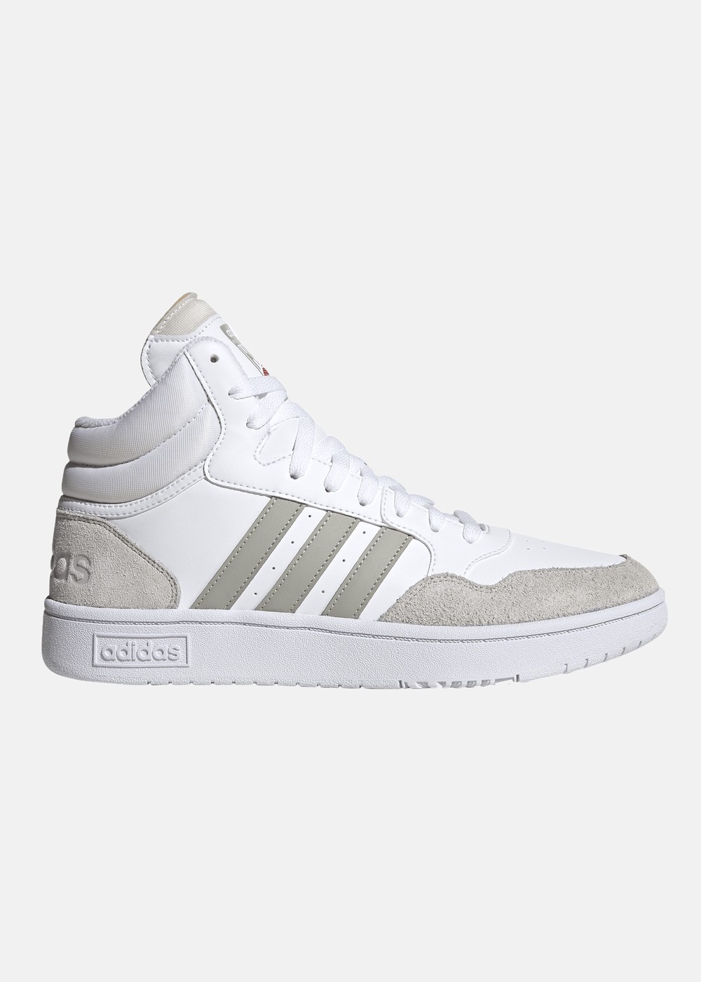 Hoops 3.0 Mid, Ftwwht/Metgry/Greone, 44