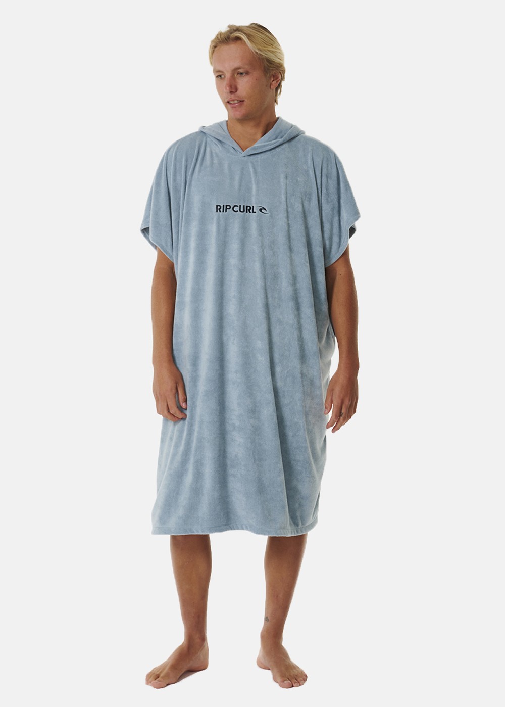 Brand Hooded Towel, Dusty Blue, Onesize,  Handdukar