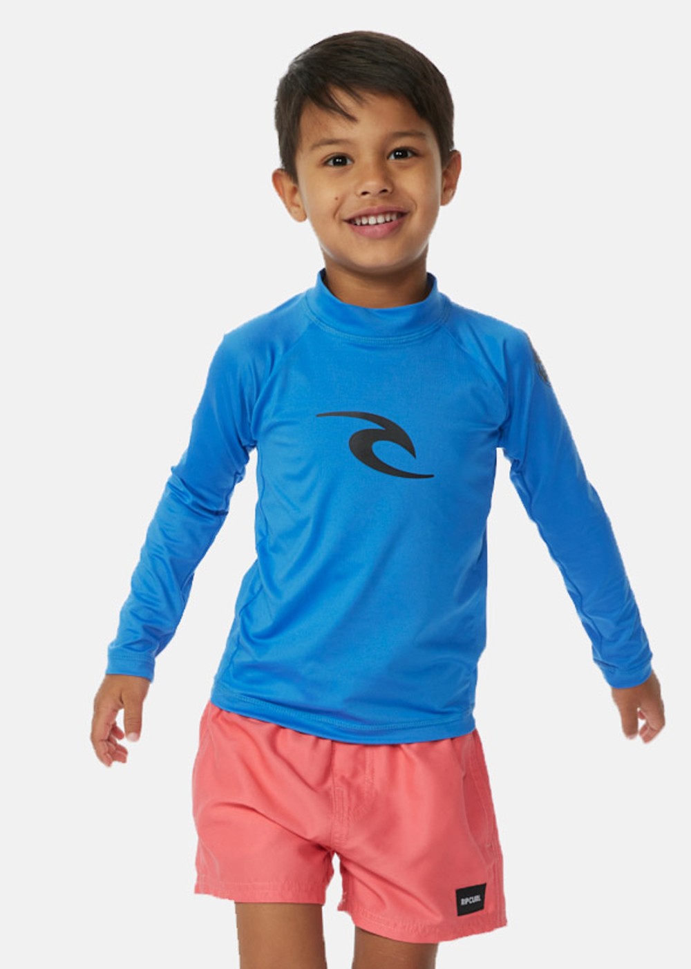 Brand Wave Upf L/S-Boy, Blue Gum, 4,  Badkläder Brand Wave Upf L/S-Boy, Blue Gum, 4,  Badkläder