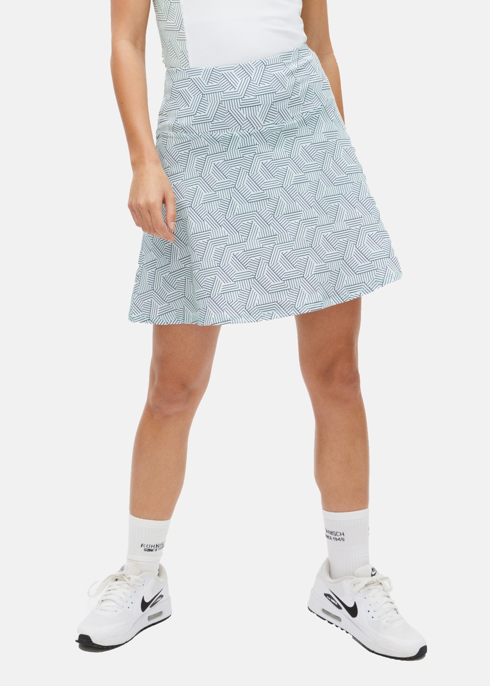 Amy Regular Skort, Hexagon Mint, Xl,  Shorts