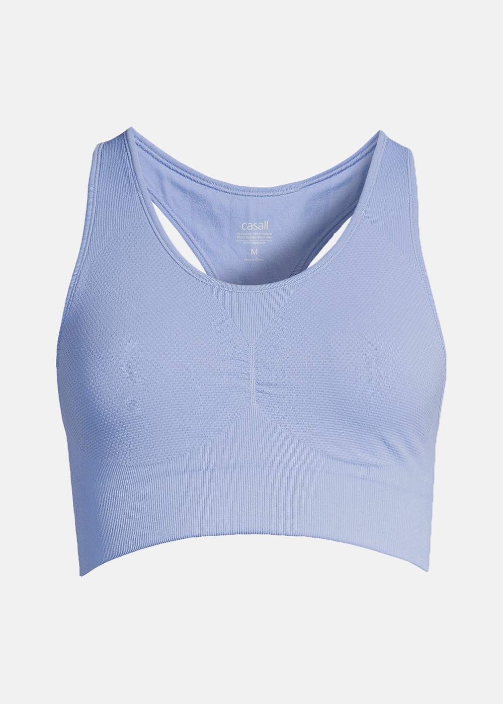 Seamless Soft Sports Bra, Breeze Blue, S,  Sport-Bh