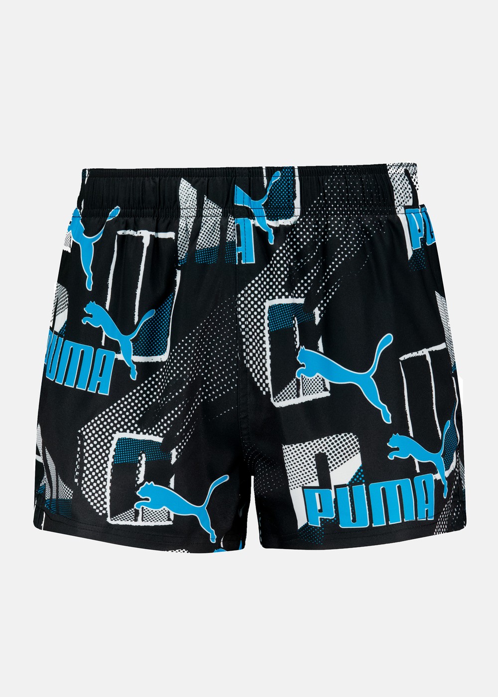 Puma Swim Men Print Puma Logo, Blue Combo, Xl,  Badkläder | Kläder//Junior//Overaller//Vinteroveraller | Padelspecialisterna