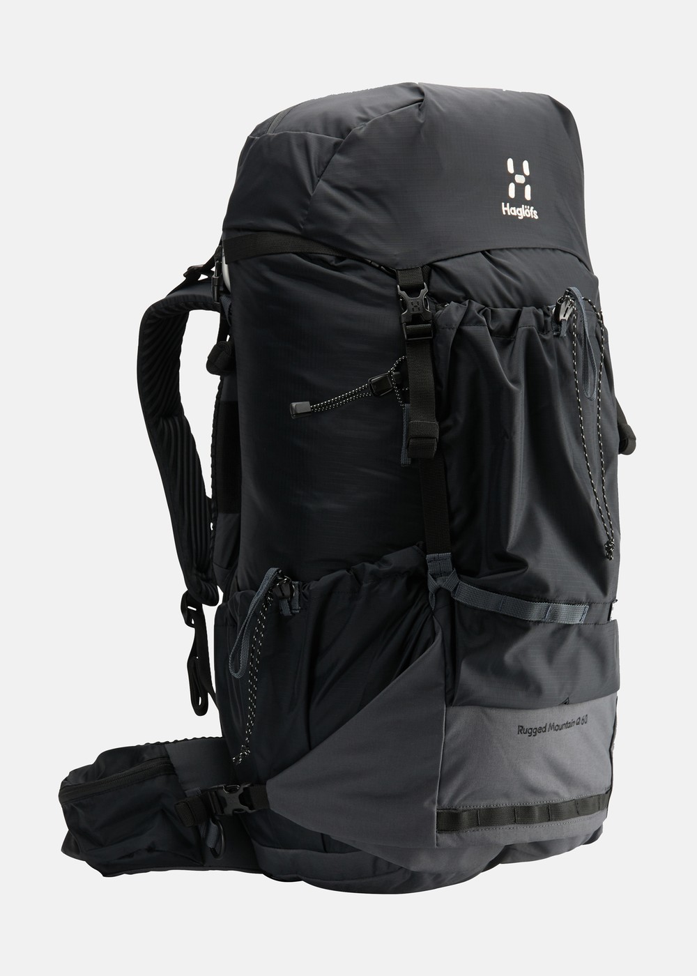 Rugged Mountain Q 60, True Black/Magnetite, Onesize,  Vandringsryggsäckar