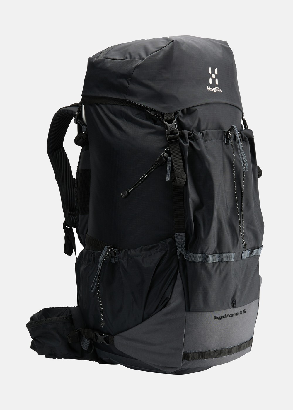 Rugged Mountain Q 75, True Black/Magnetite, Onesize,  Vandringsryggsäckar