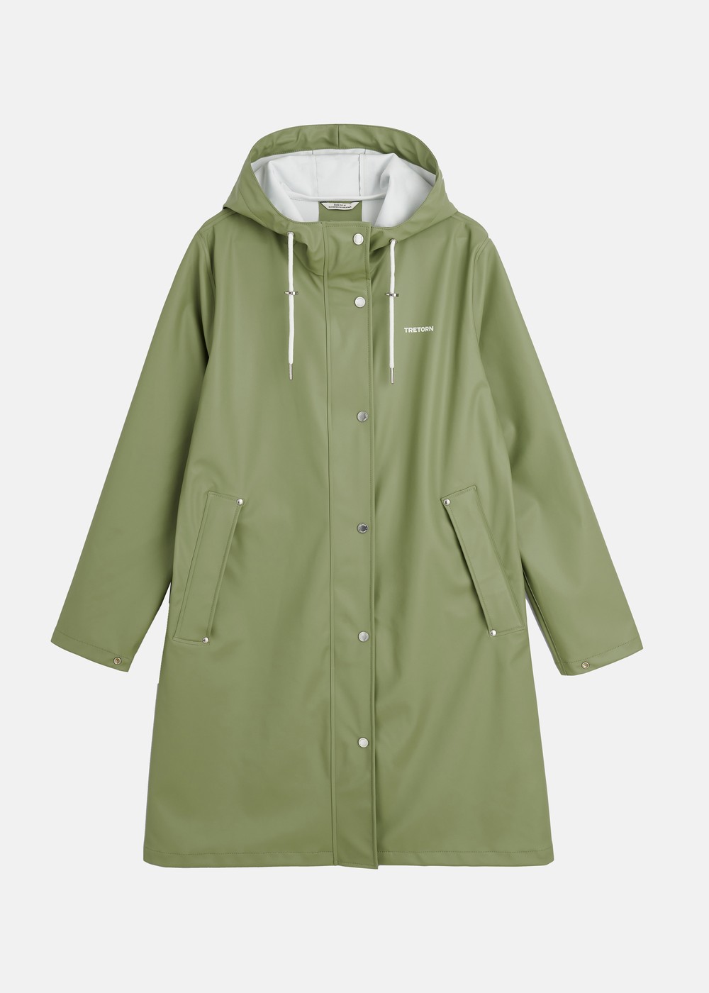 Wings A-Shape Rain Coat, 525/Oil Green, S,  Höstjackor