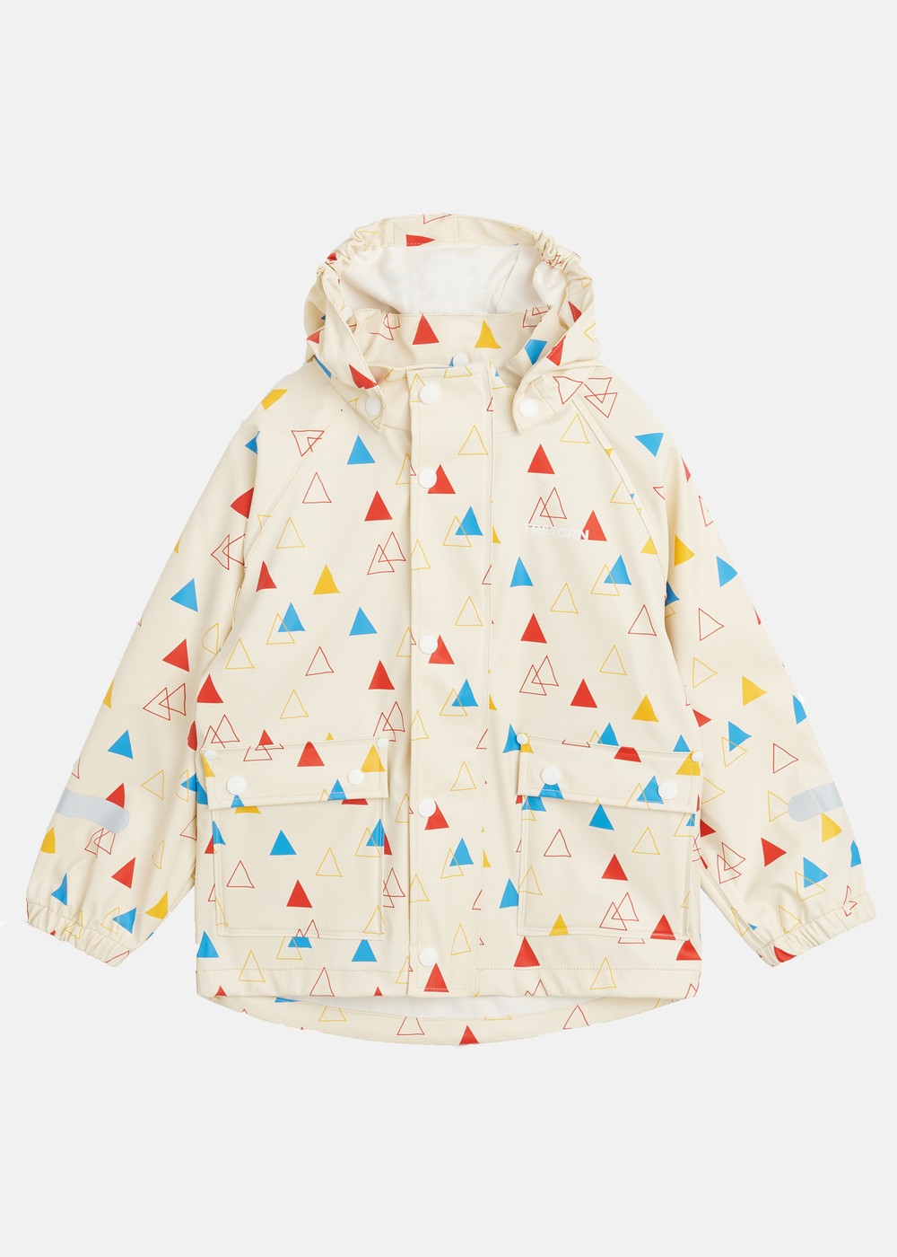 Kids Wings Printed Rain Coat, 006/Antique White, 98/104,  Vårjackor