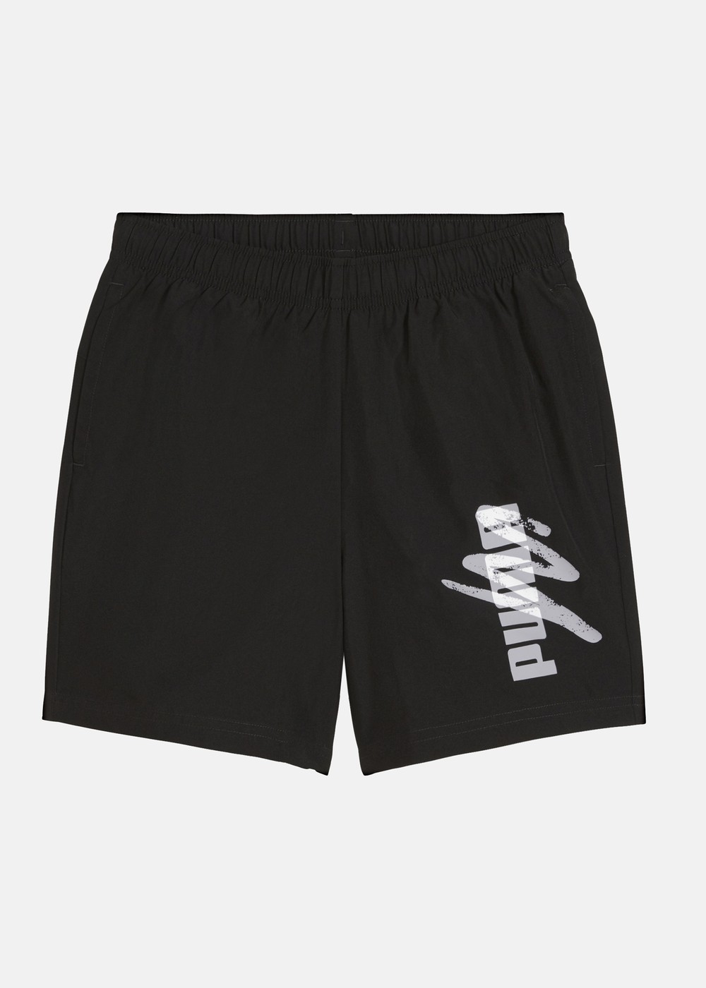 Ess+ Logo Lab Woven Shorts 5, Puma Black, 140,  Vardagsshorts