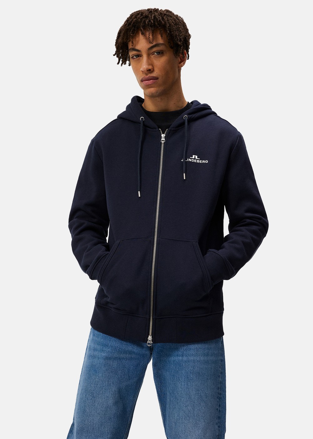 Alpha Zip Hood, Jl Navy, L,  Hoodies